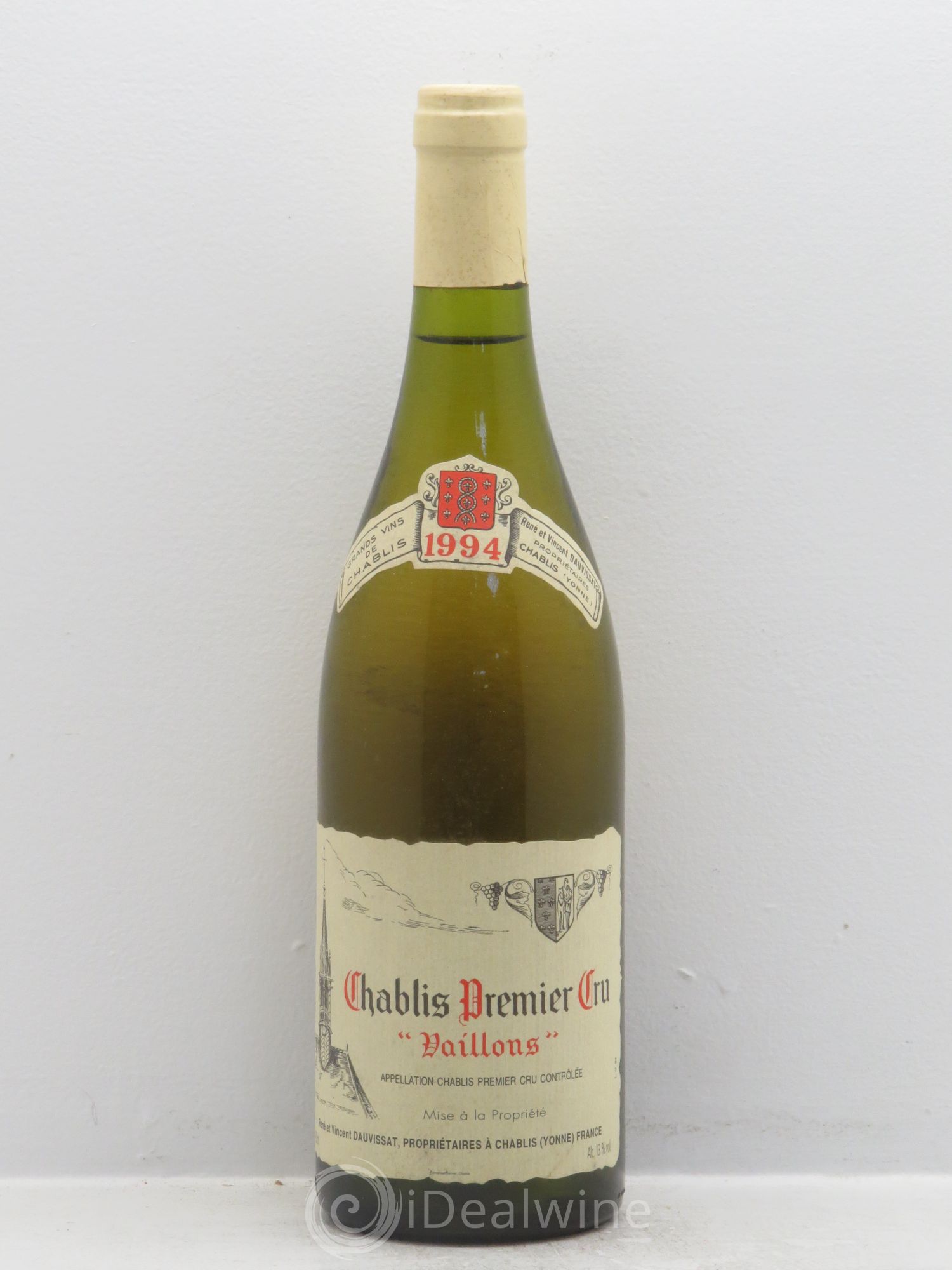 Chablis 1er Cru Vaillons Vincent Dauvissat (Domaine) (sans prix de réserve) 1994 - Lot de 1 bouteille - 0