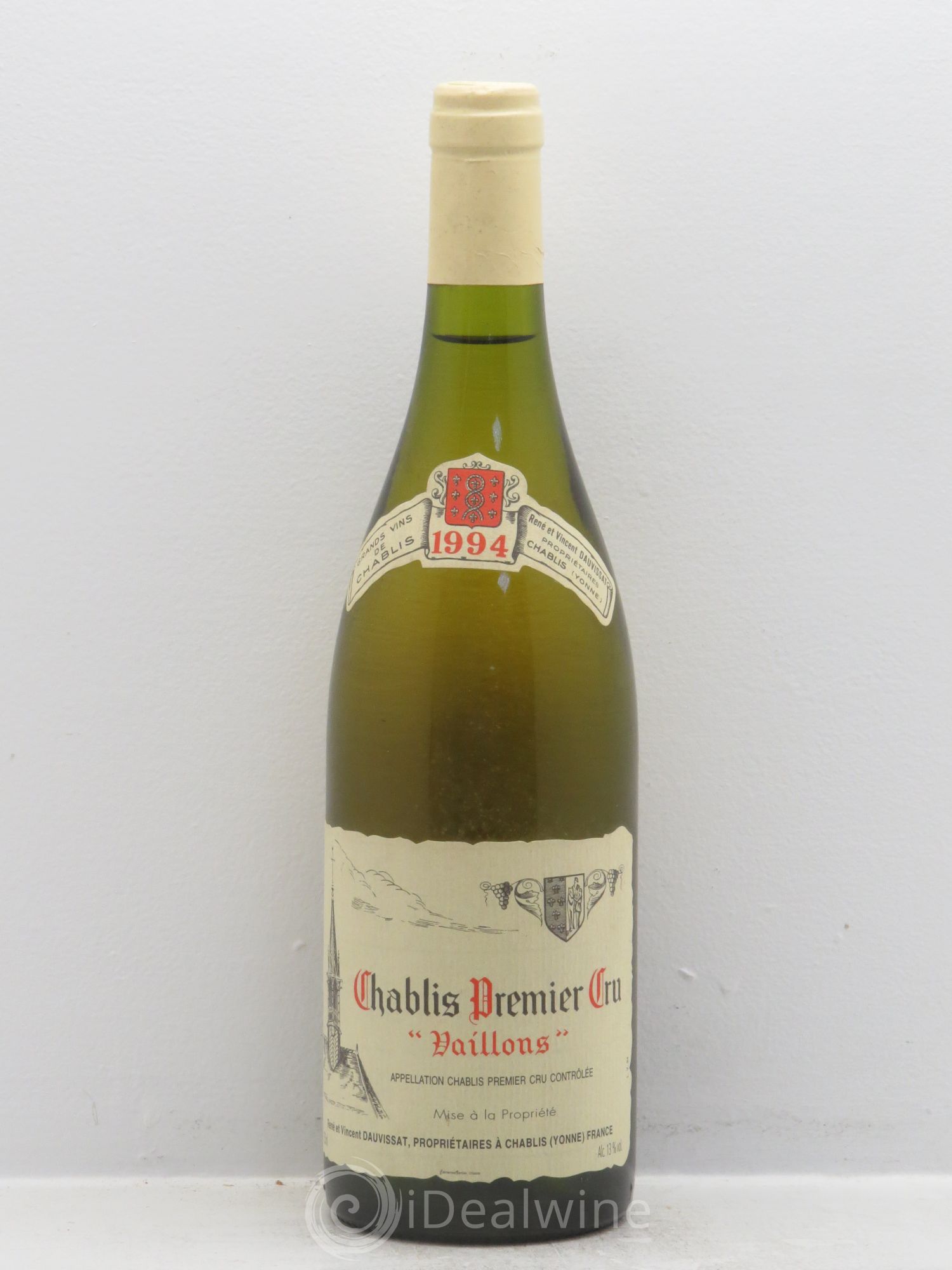 Chablis 1er Cru Vaillons Vincent Dauvissat (Domaine) (sans prix de réserve) 1994 - Lot de 1 bouteille - 0