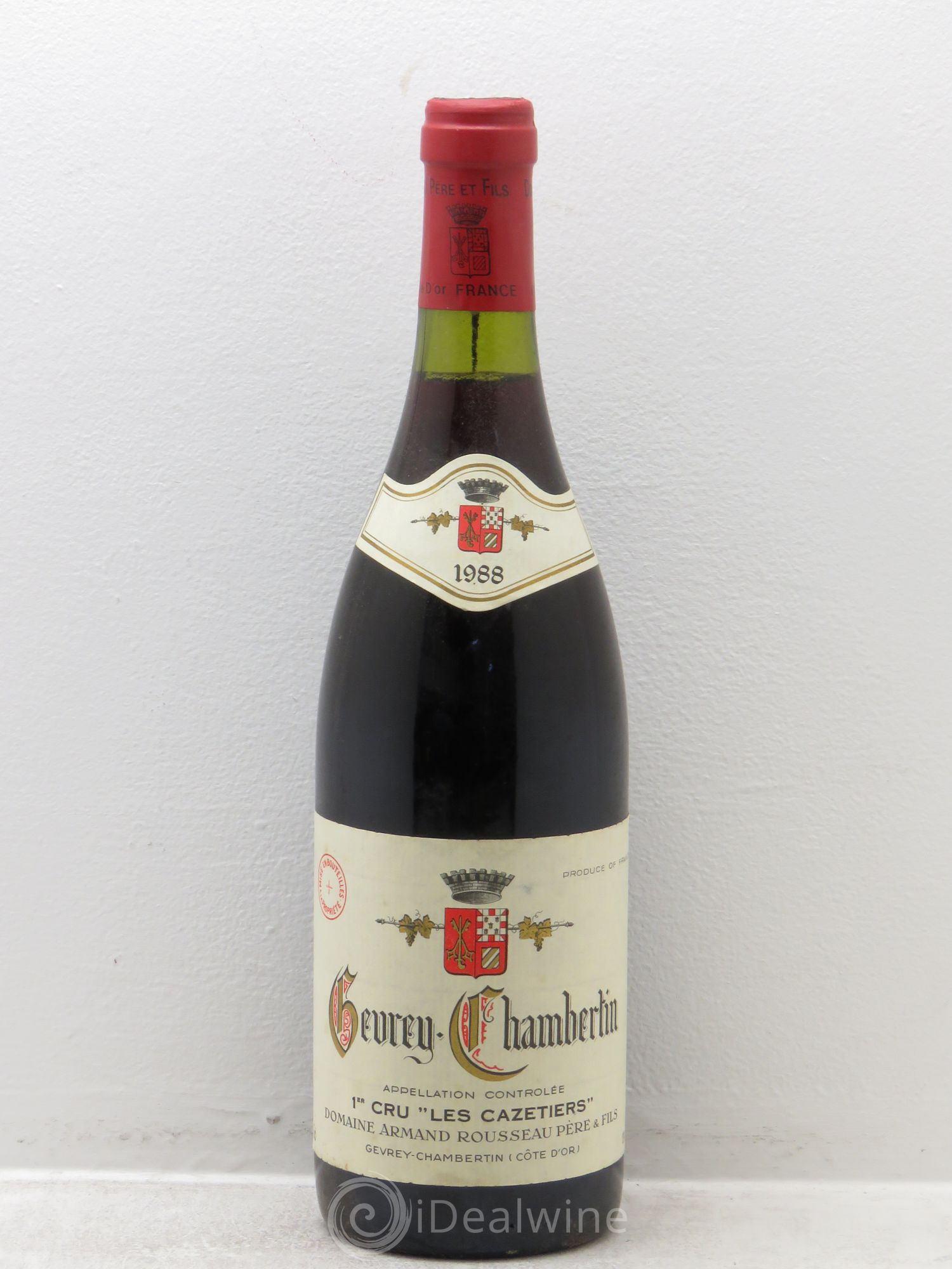 Gevrey-Chambertin 1er Cru Les Cazetiers Armand Rousseau (Domaine) 1988 - Lot de 1 bouteille - 0