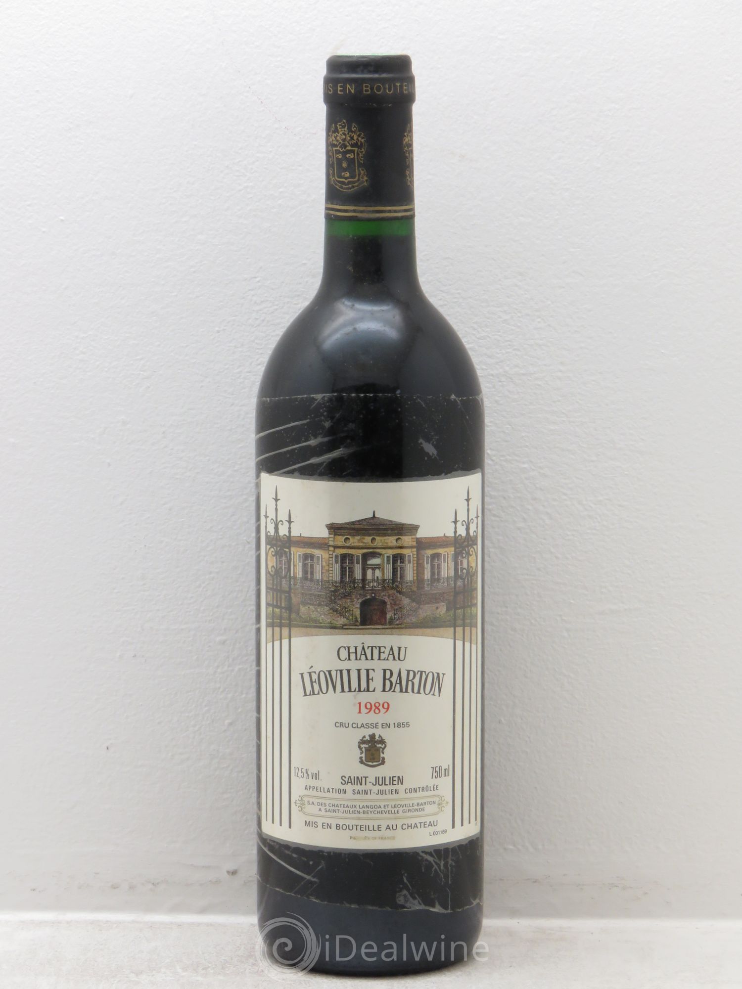Château Léoville Barton 2ème Grand Cru Classé 1989 - Lot de 1 bouteille - 0