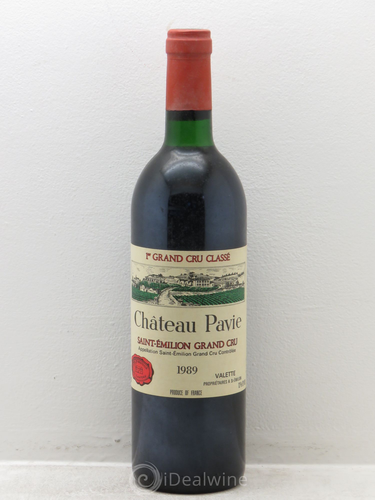 Château Pavie 1er Grand Cru Classé A 1989 - Lot de 1 bouteille - 0