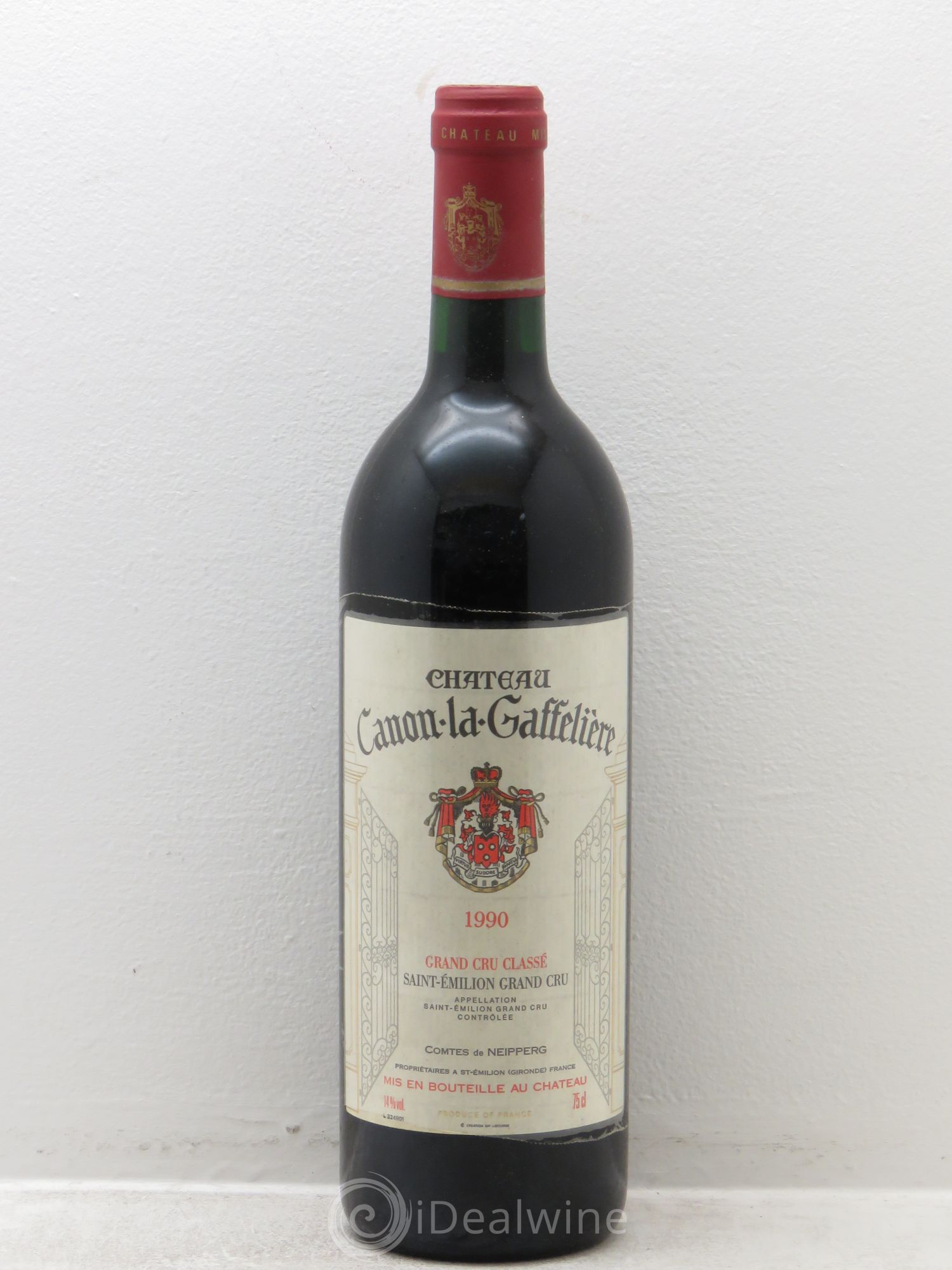 Château Canon la Gaffelière 1er Grand Cru Classé B 1990 - Lot de 1 bouteille - 0