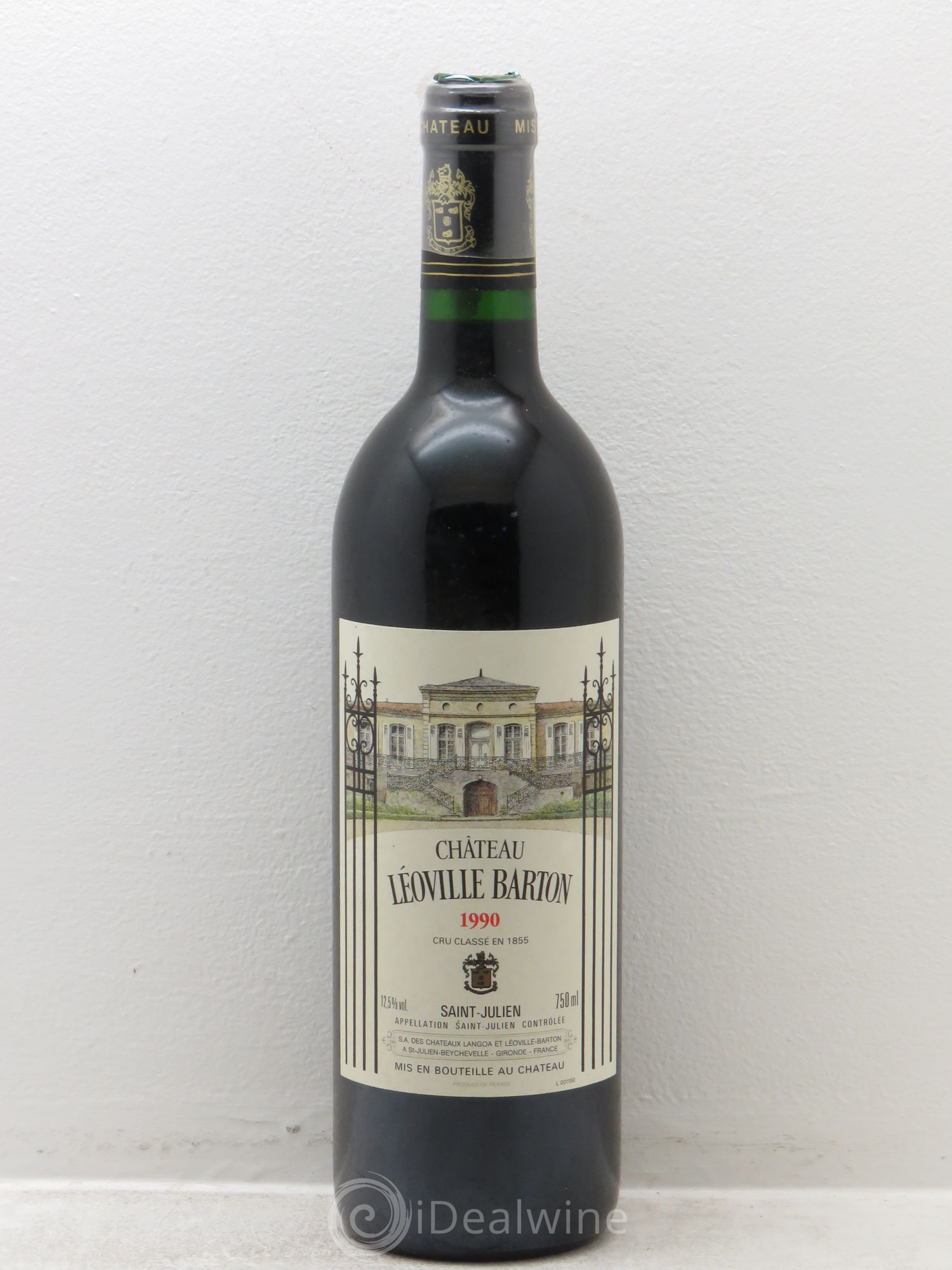 Château Léoville Barton 2ème Grand Cru Classé 1990 - Lot de 1 bouteille - 0