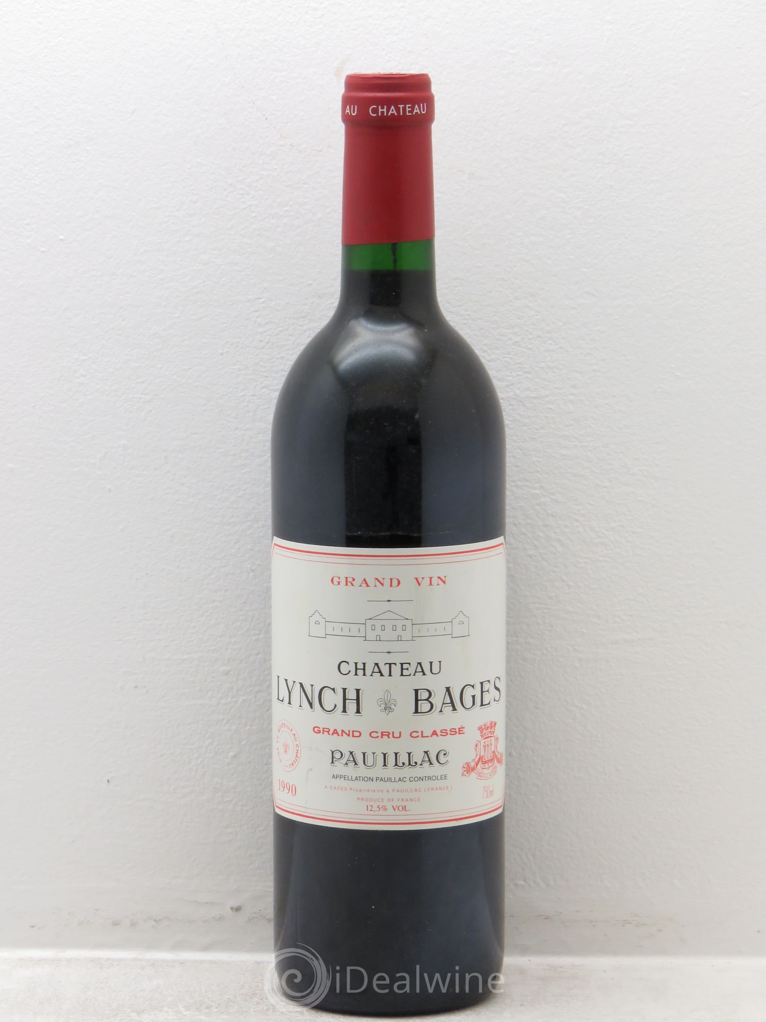 Château Lynch Bages 5ème Grand Cru Classé 1990 - Lot de 1 bouteille - 0