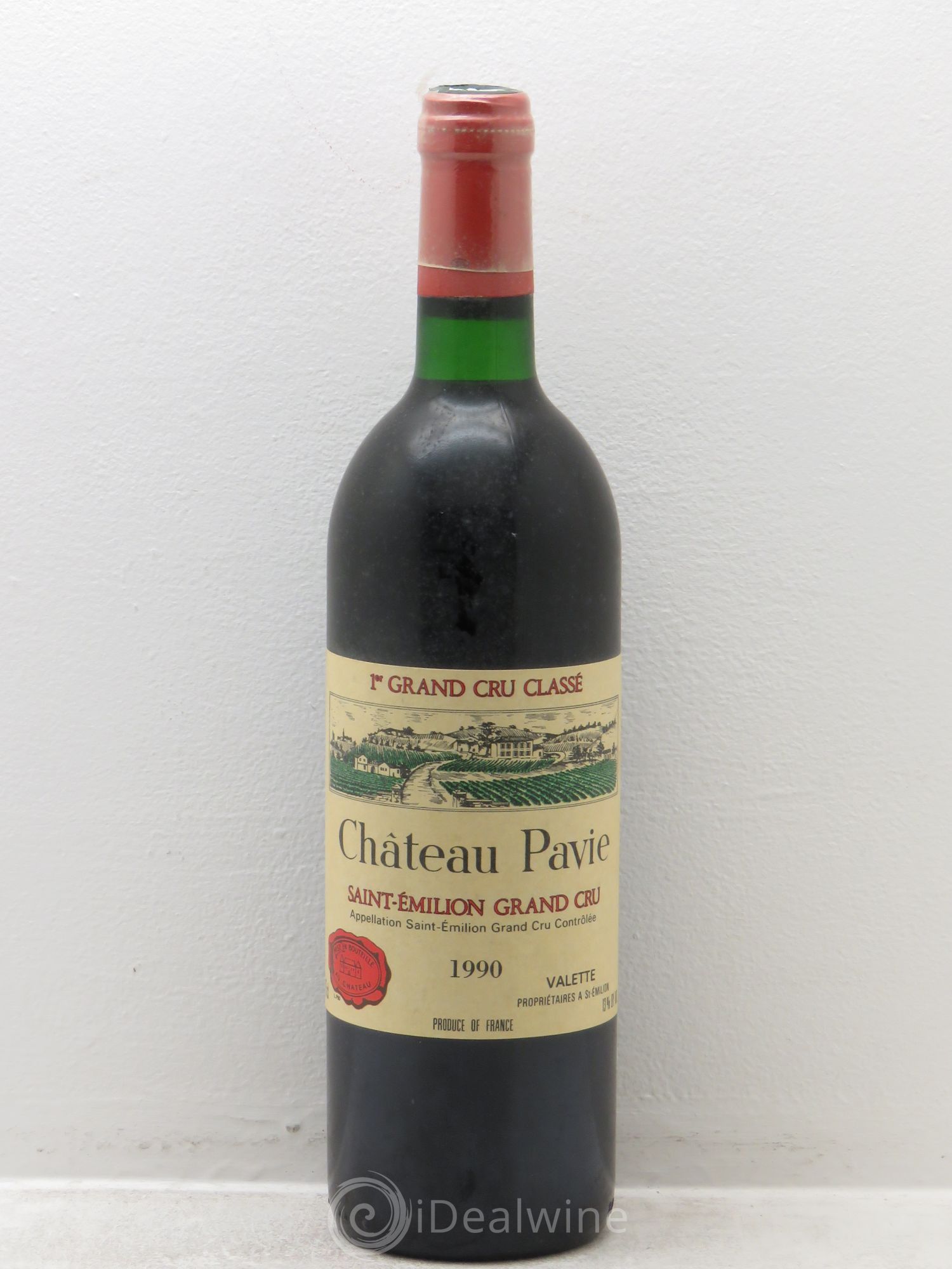 Château Pavie 1er Grand Cru Classé A 1990 - Lot de 1 bouteille - 0