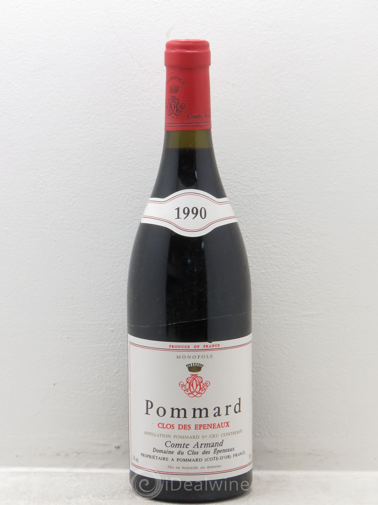 Pommard 1er Cru Clos des Epeneaux Comte Armand 1990 - Lot de 1 bouteille - 0