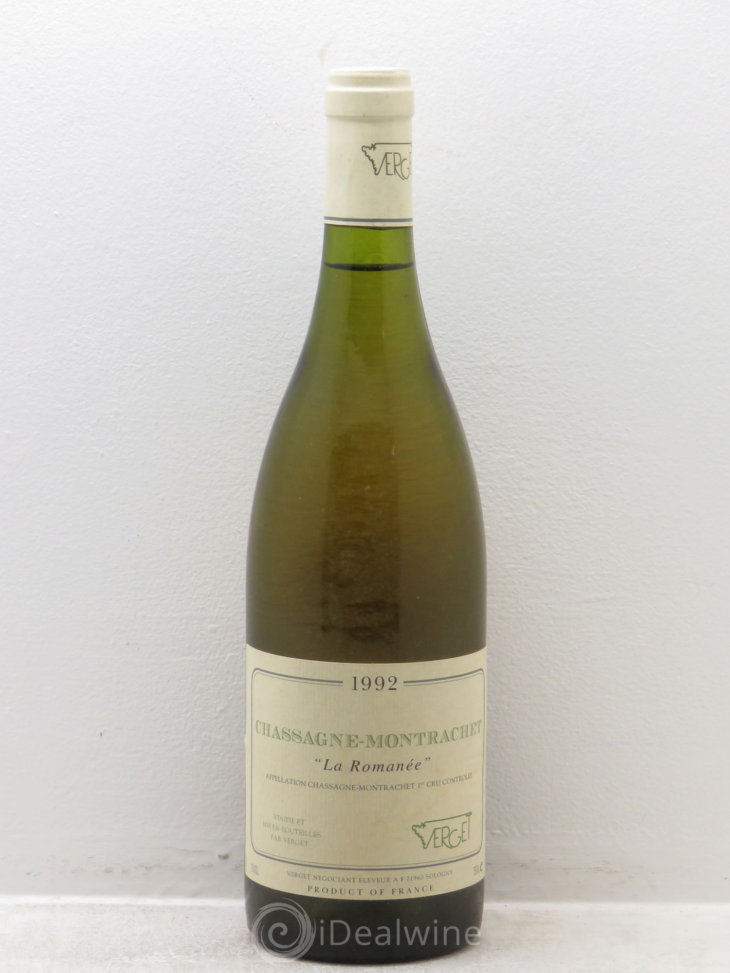 Chassagne-Montrachet 1er Cru 1992 - Lot de 1 bouteille - 0