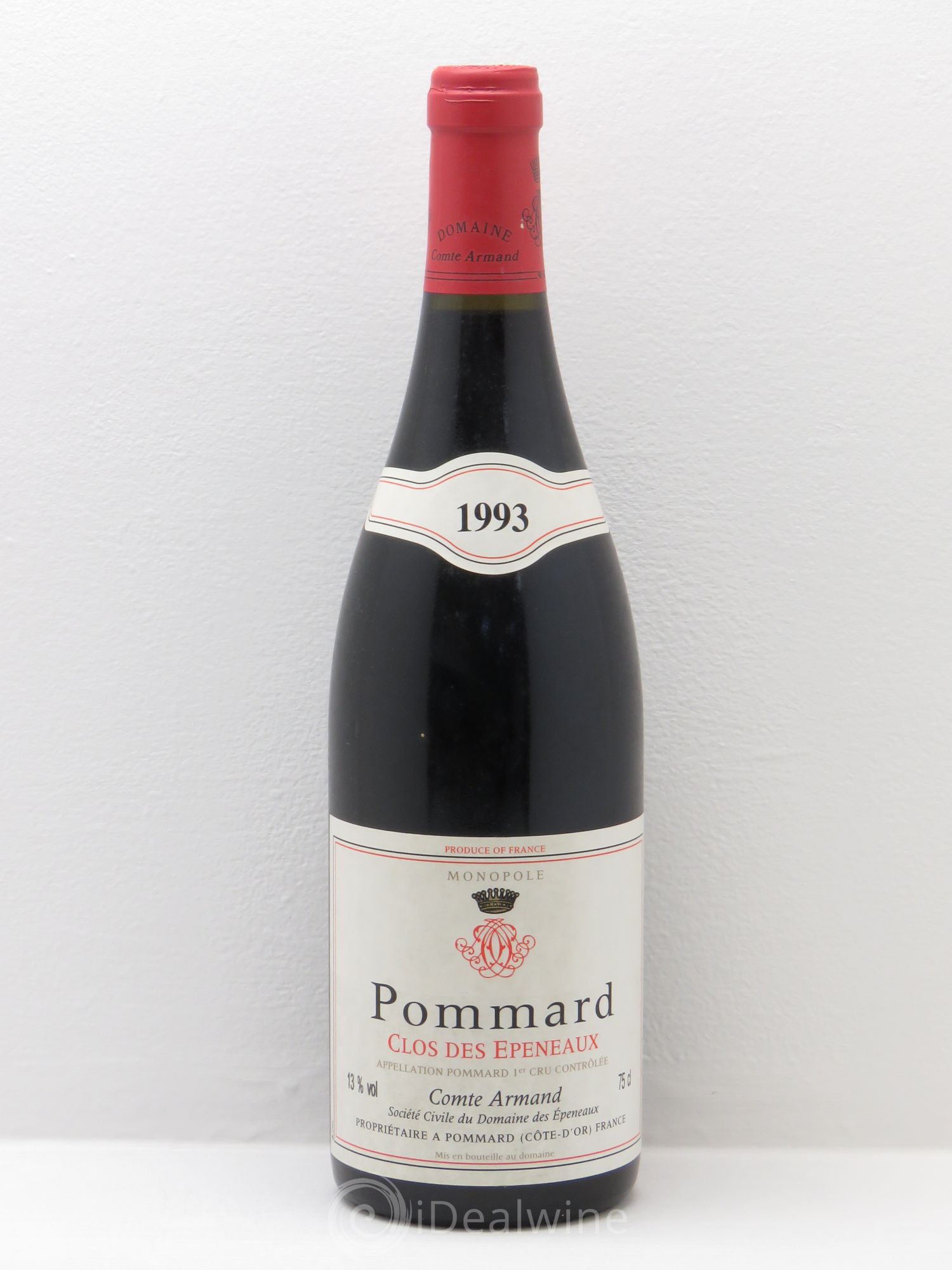 Pommard 1er Cru Clos des Epeneaux Comte Armand 1993 - Lot de 1 bouteille - 0