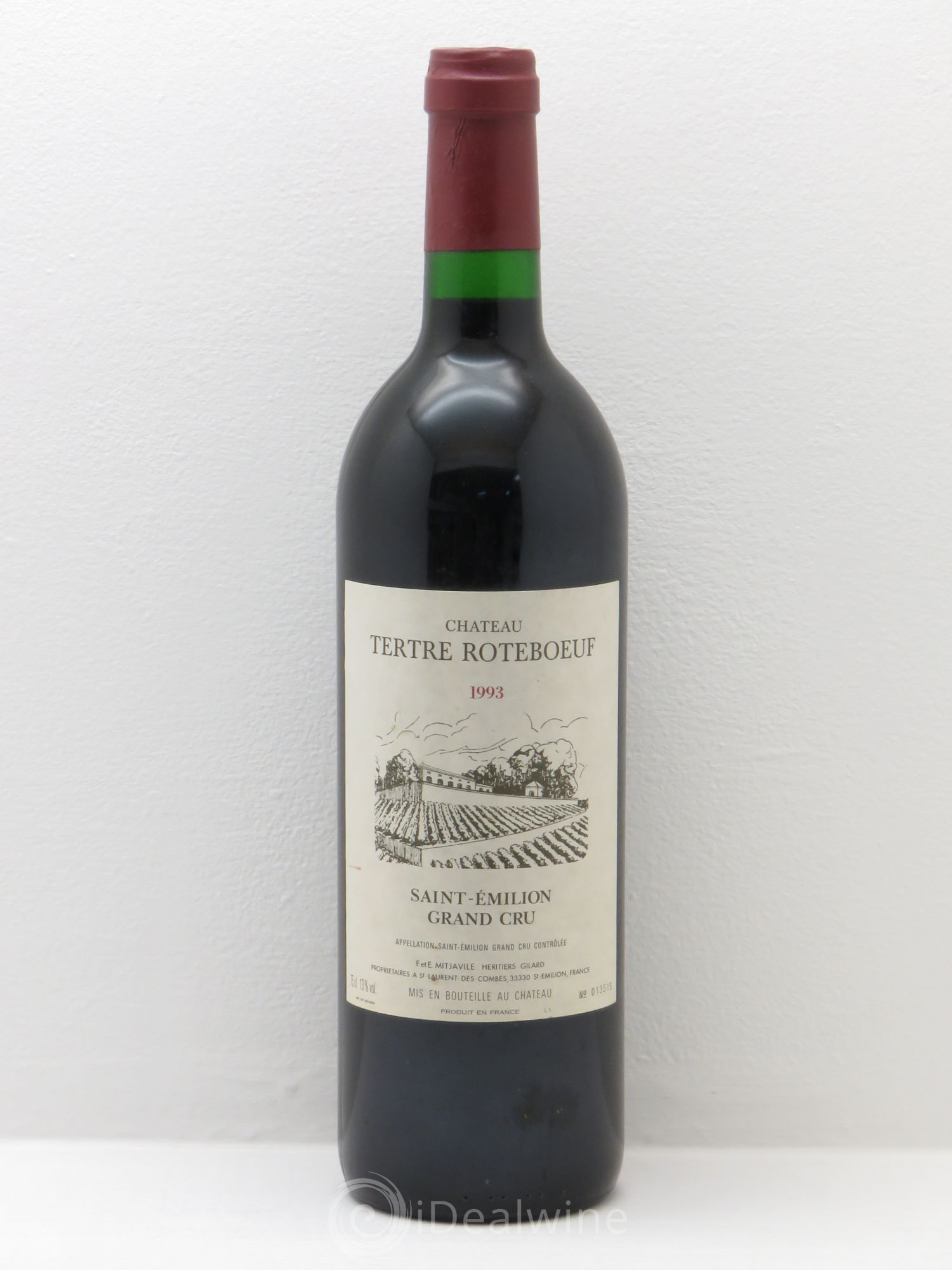 Château Tertre Roteboeuf 1993 - Posten von 1 Flasche - 0