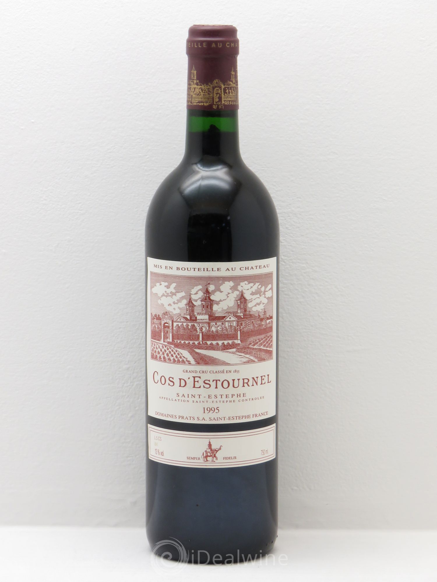 Cos d'Estournel 2ème Grand Cru Classé 1995 - Lot de 1 bouteille - 0