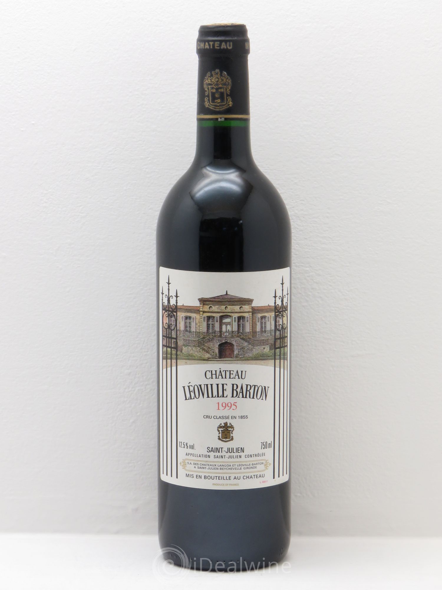 Château Léoville Barton 2ème Grand Cru Classé 1995 - Lot de 1 bouteille - 0