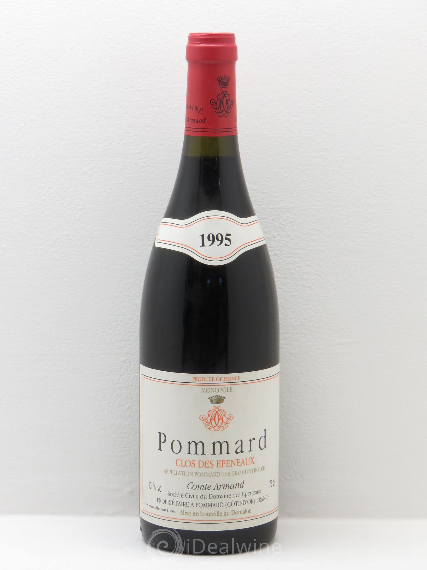 Pommard 1er Cru Clos des Epeneaux Comte Armand 1995 - Lot de 1 bouteille - 0