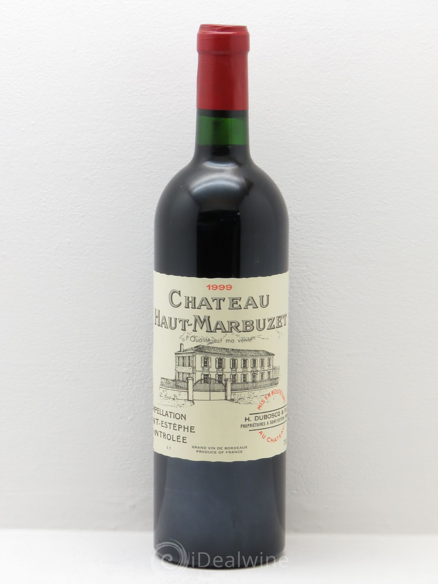 Château Haut Marbuzet 1999 - Lot de 1 bouteille - 0
