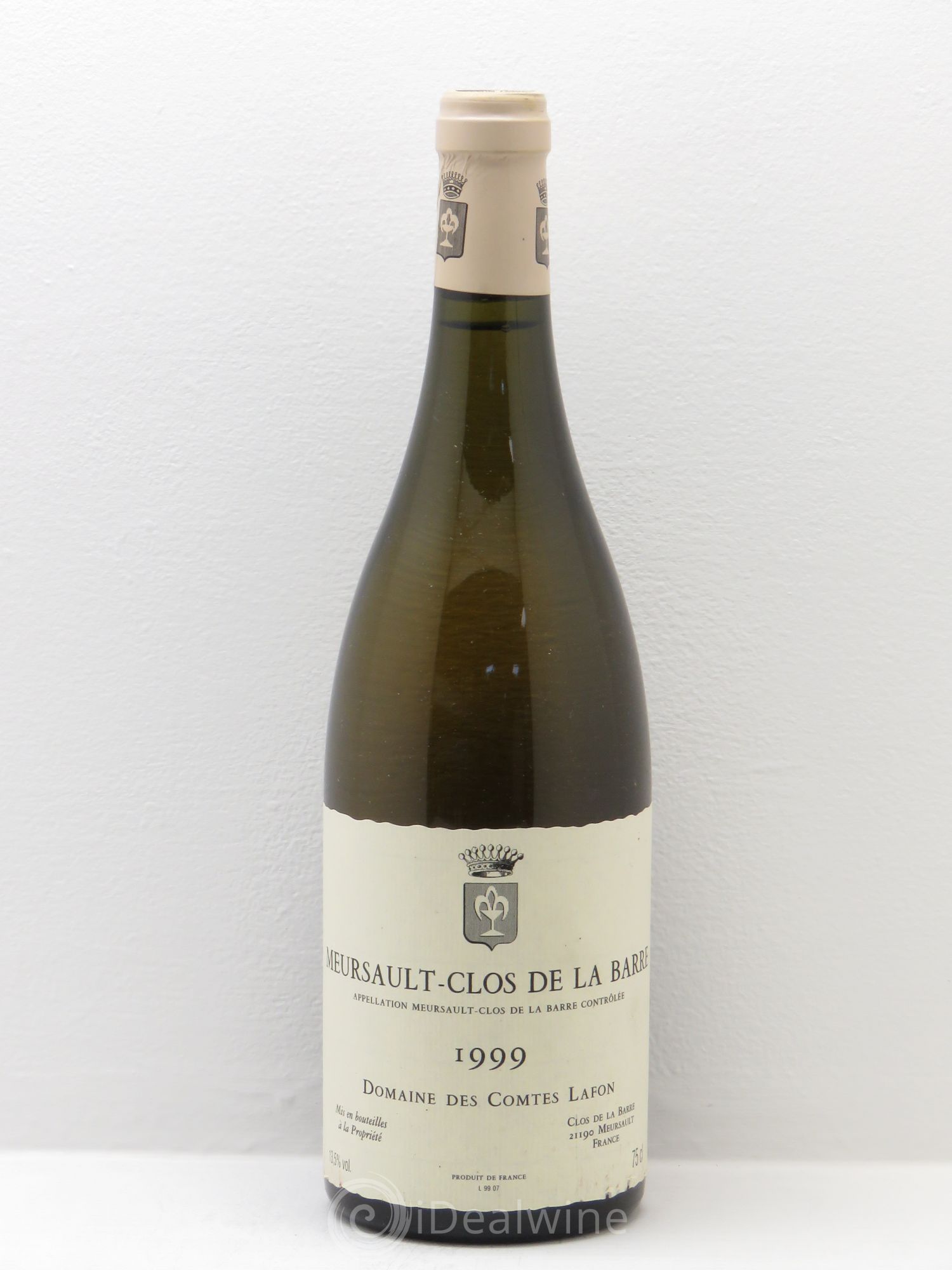 Meursault Clos de la Barre Comtes Lafon (Domaine des) 1999 - Lot de 1 bouteille - 0