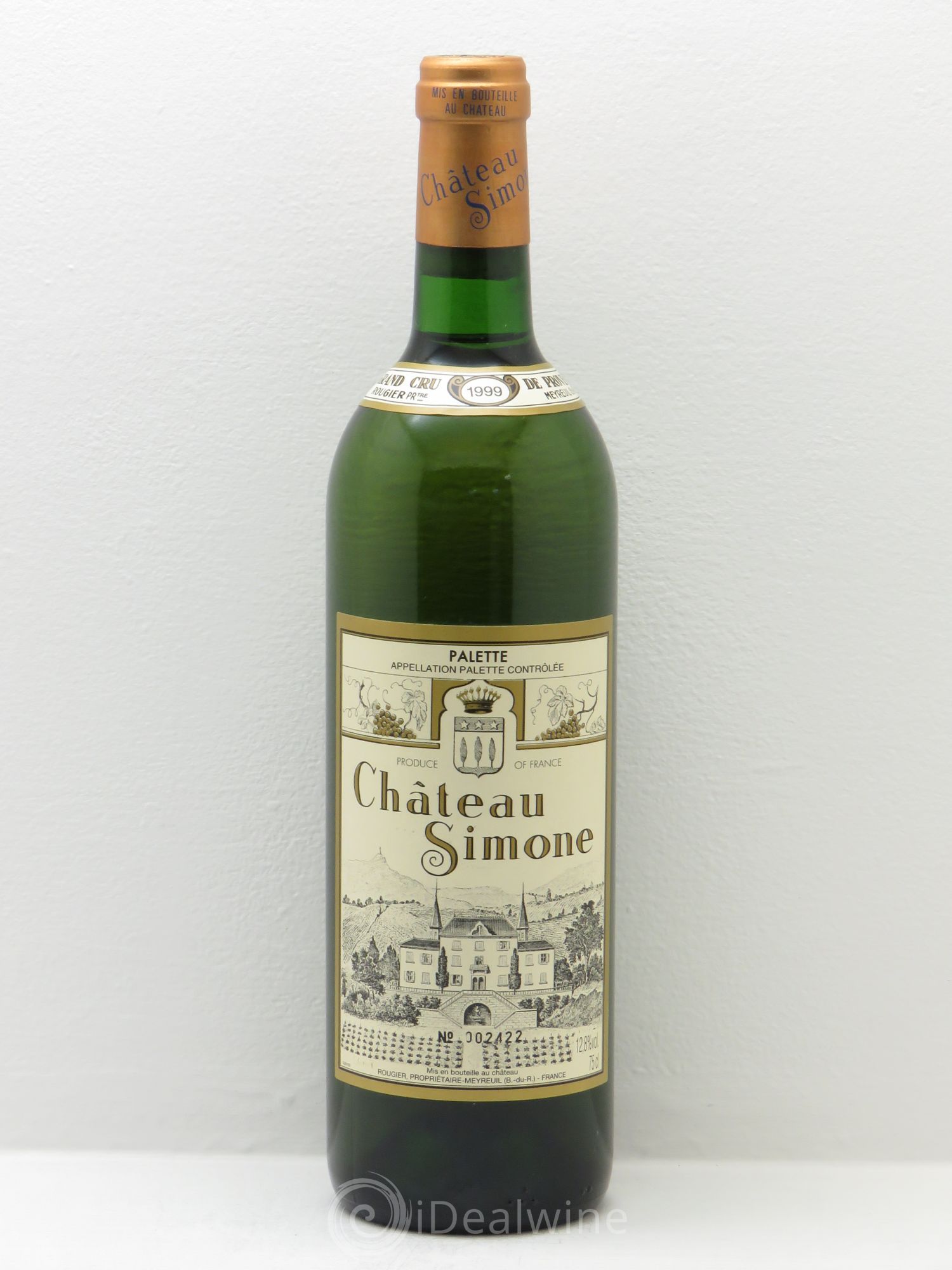 Palette Château Simone Famille Rougier 1999 - Posten von 1 Flasche - 0