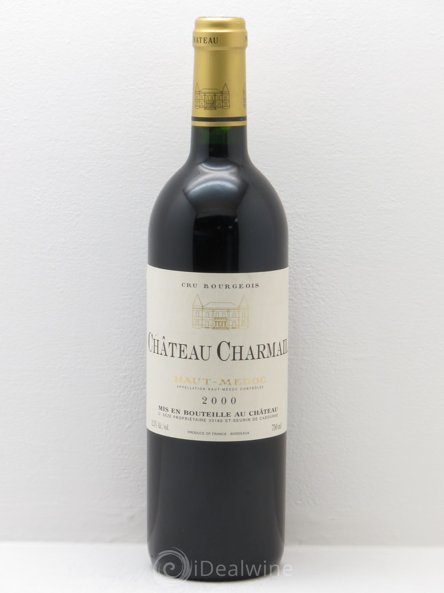 Château Charmail Cru Bourgeois 2000 - Lot de 1 bouteille - 0