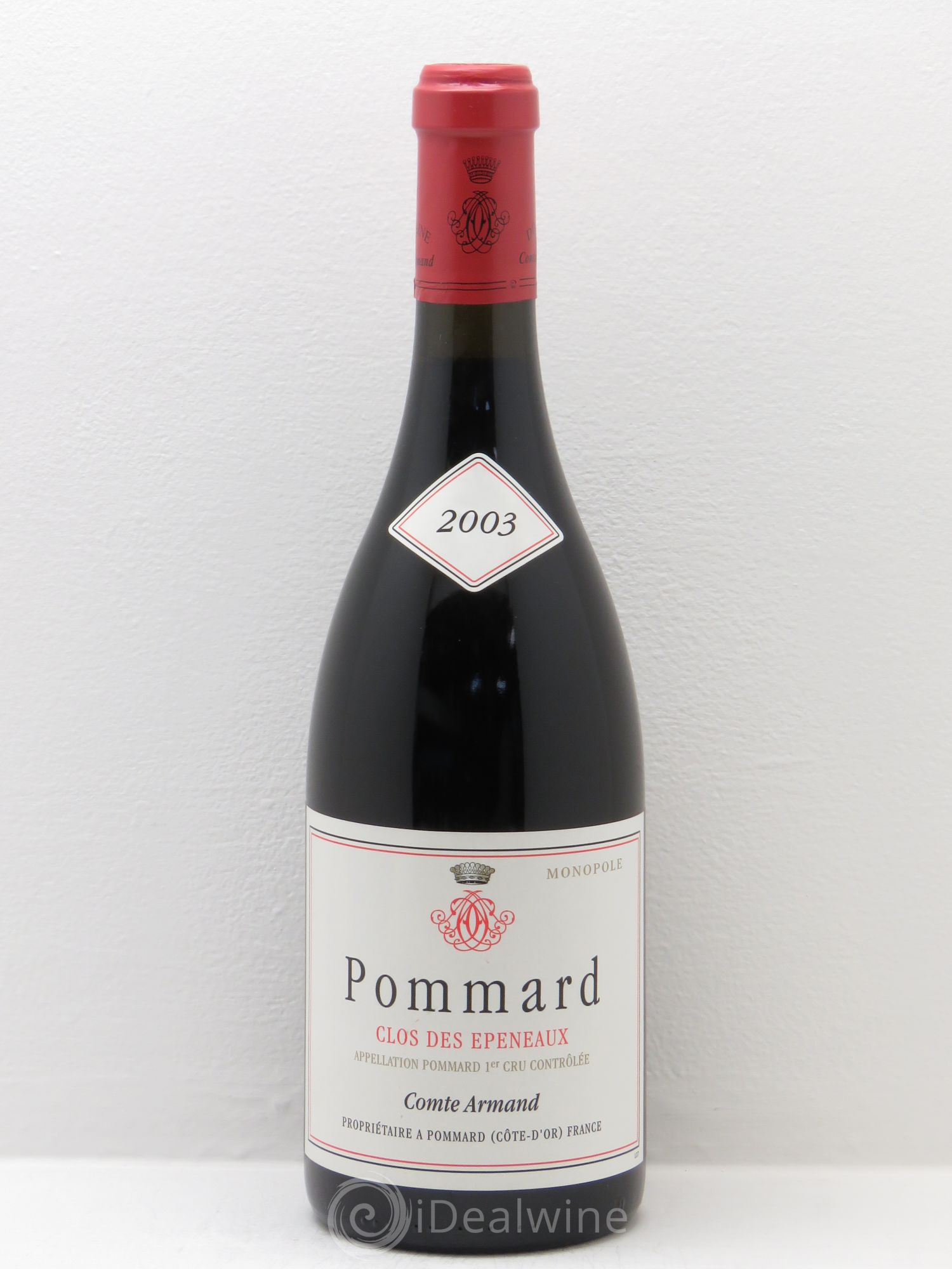 Pommard 1er Cru Clos des Epeneaux Comte Armand 2003 - Lot de 1 bouteille - 0