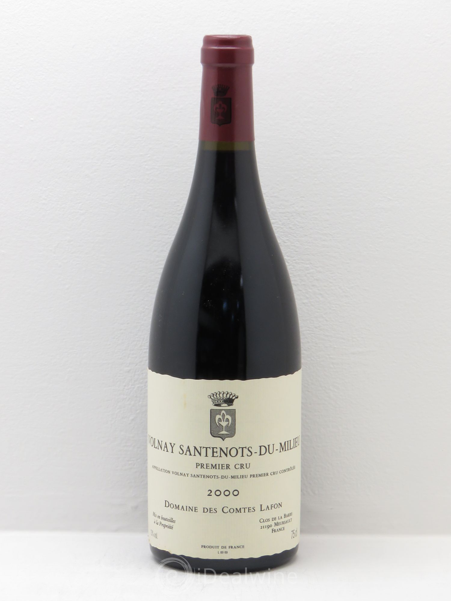 Volnay 1er Cru Santenots du Milieu Comtes Lafon (Domaine des) 2000 - Lot de 1 bouteille - 0