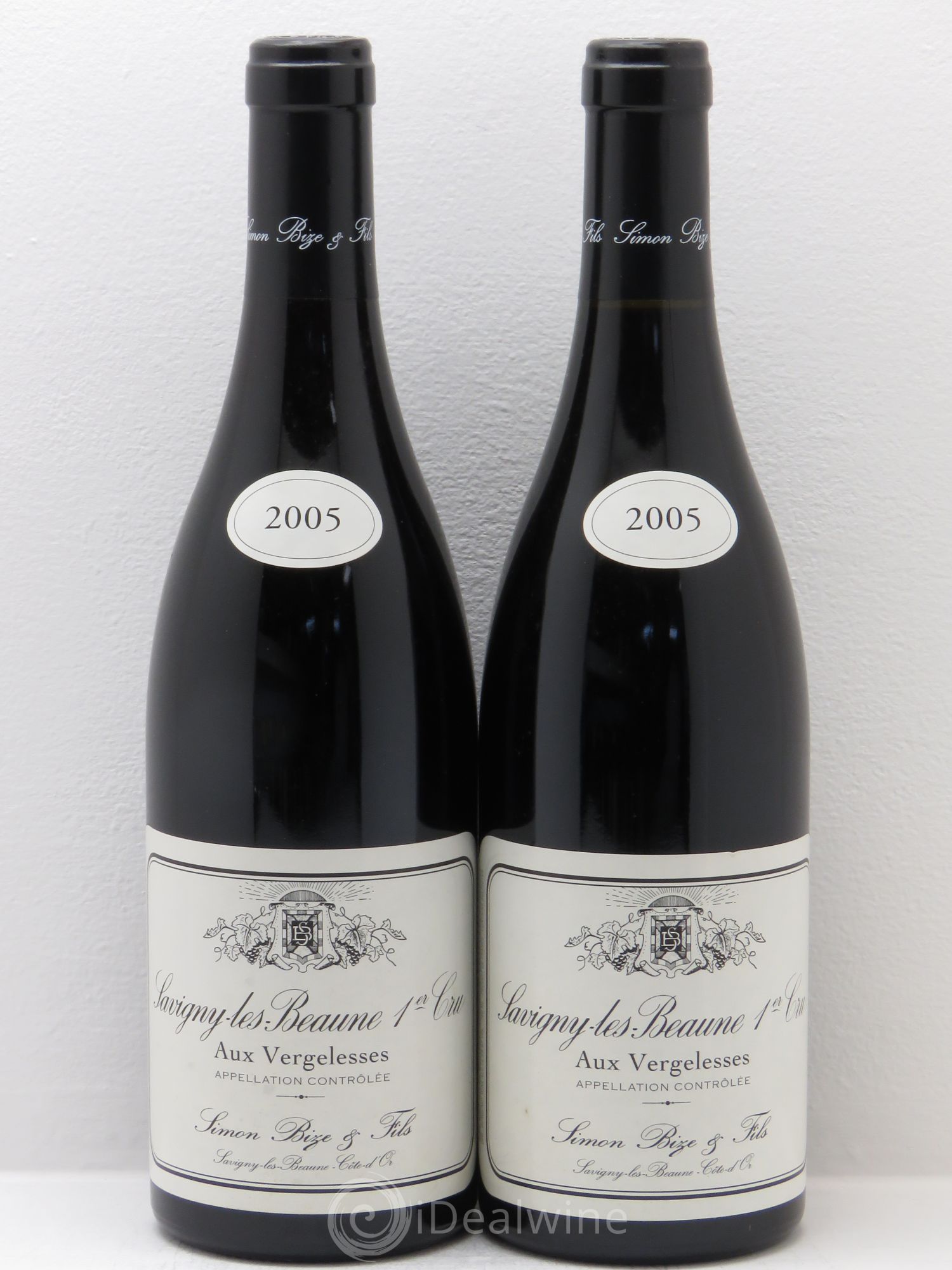 Savigny-lès-Beaune 1er Cru Aux Vergelesses Simon Bize & Fils 2005 - Lot de 2 bouteilles - 0