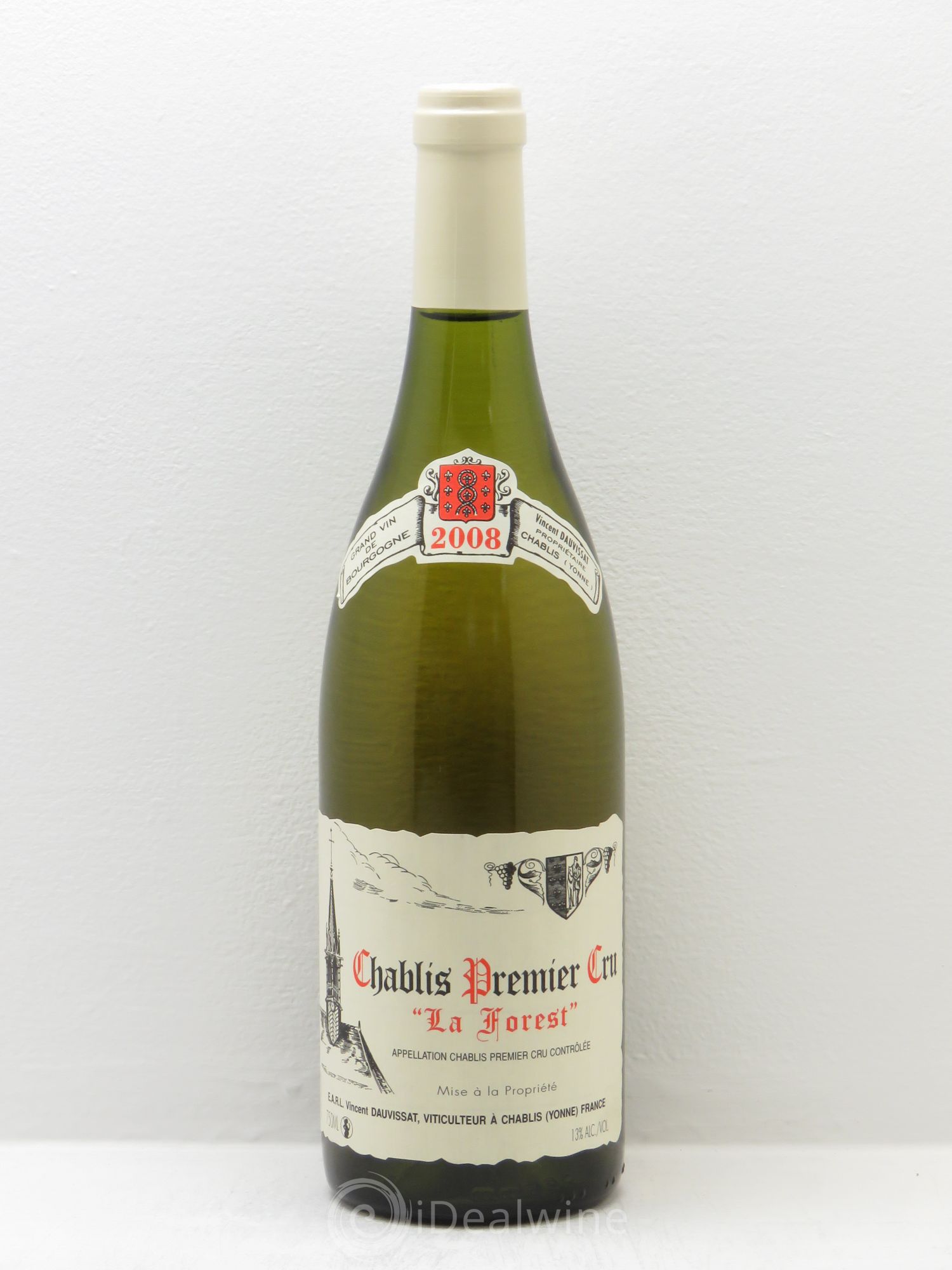 Chablis 1er Cru La Forest Vincent Dauvissat (Domaine) 2008 - Lot de 1 bouteille - 0