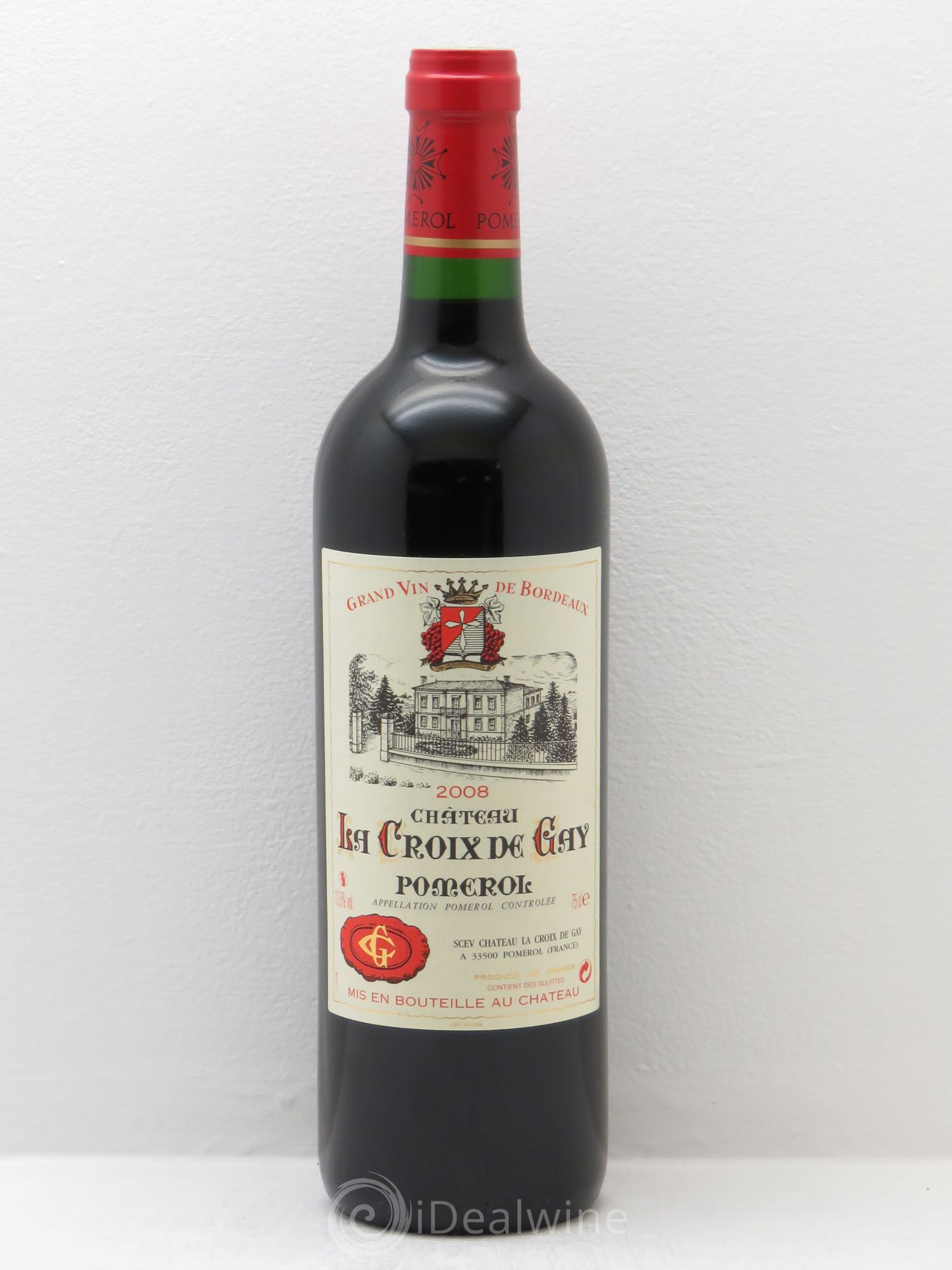 Château la Croix de Gay 2008 - Lot de 1 bouteille - 0