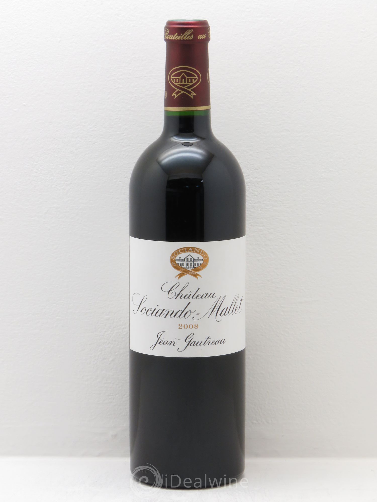Château Sociando Mallet 2008 - Lot de 1 bouteille - 0