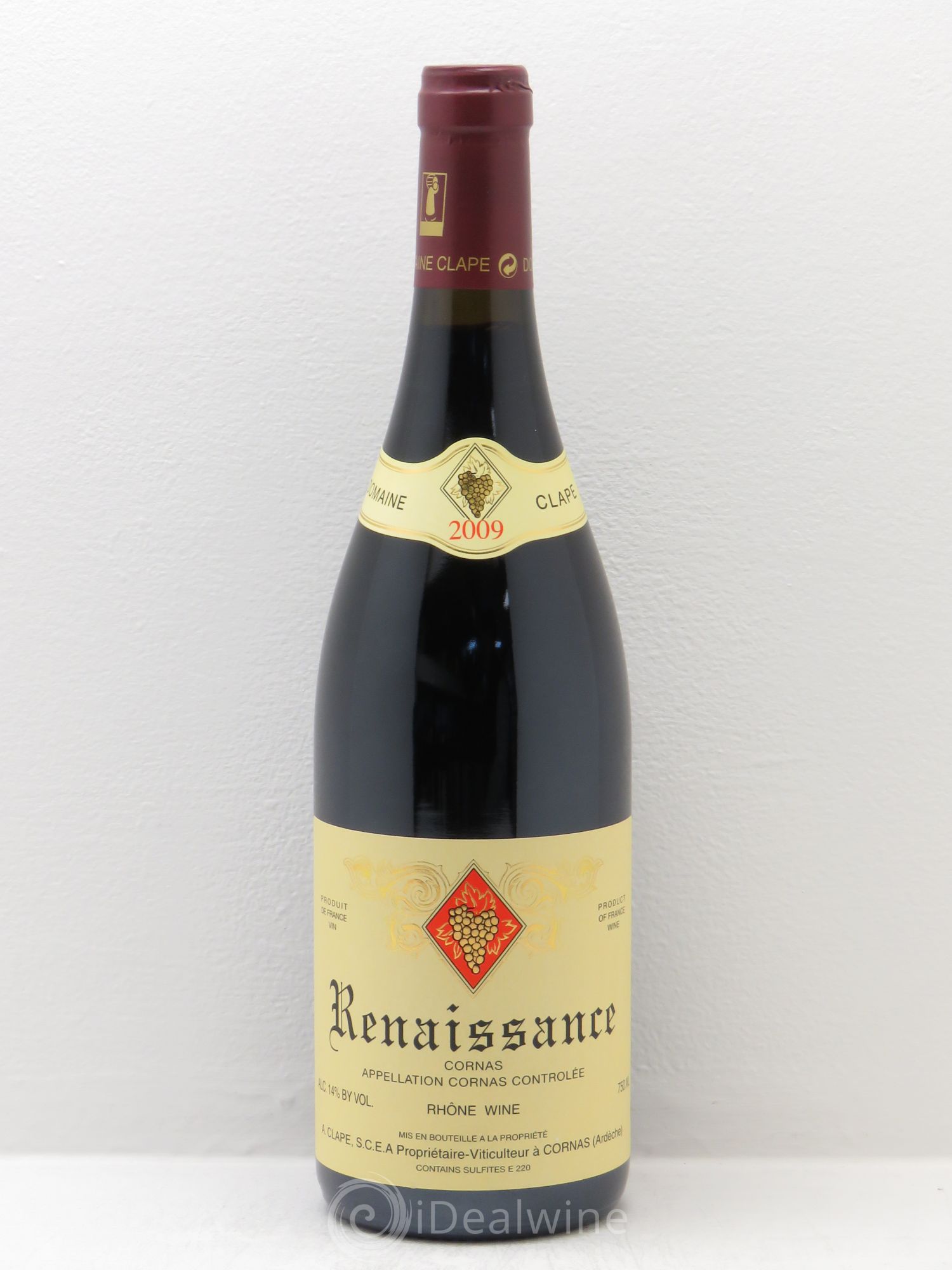 Cornas Renaissance Auguste Clape 2009 - Posten von 1 Flasche - 0