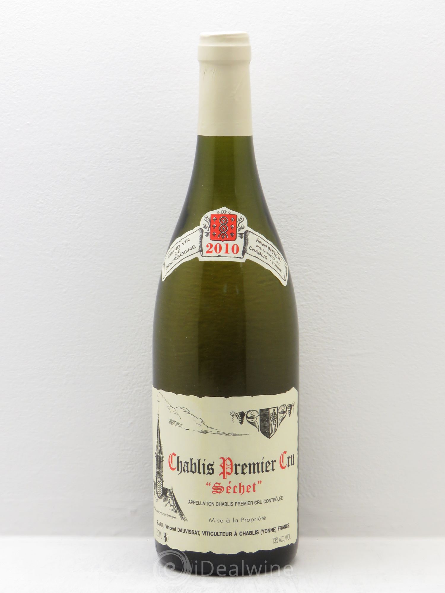 Chablis 1er Cru Séchet Vincent Dauvissat (Domaine) 2010 - Lot de 1 bouteille - 0