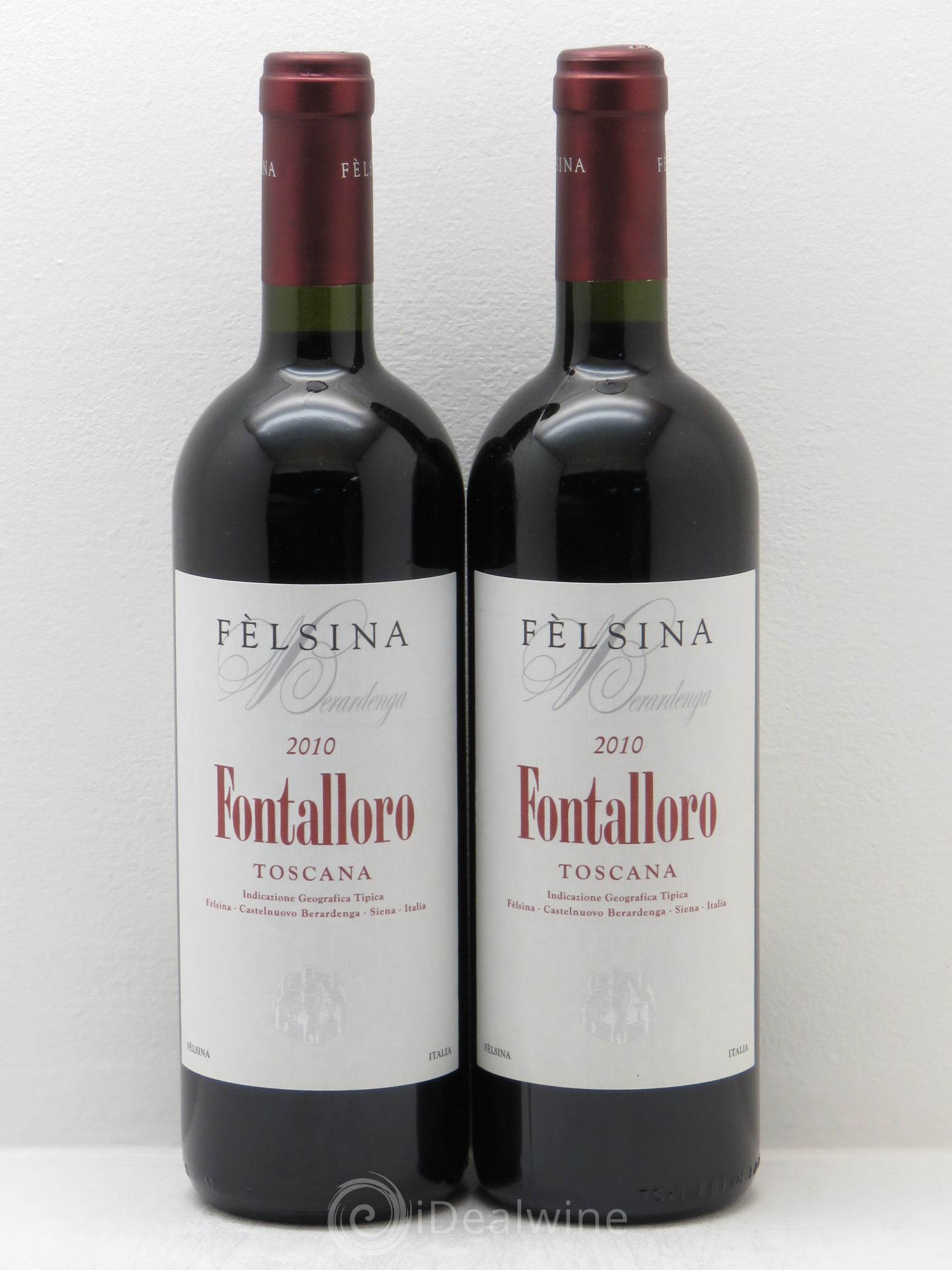 Toscana IGT Fontalloro Fèlsina 2010 - Lot de 2 bouteilles - 0