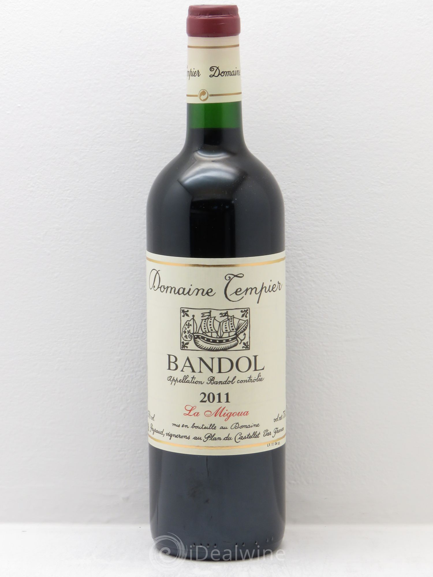 Bandol Domaine Tempier Cuvée La Migoua Famille Peyraud 2011 - Lot de 1 bouteille - 0