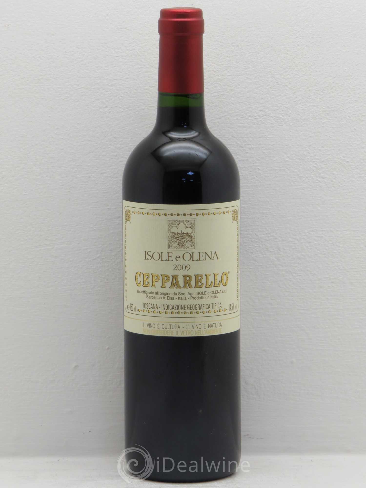 Toscana IGT Cepparello Isole e Olena 2009 - Posten von 1 Flasche - 0