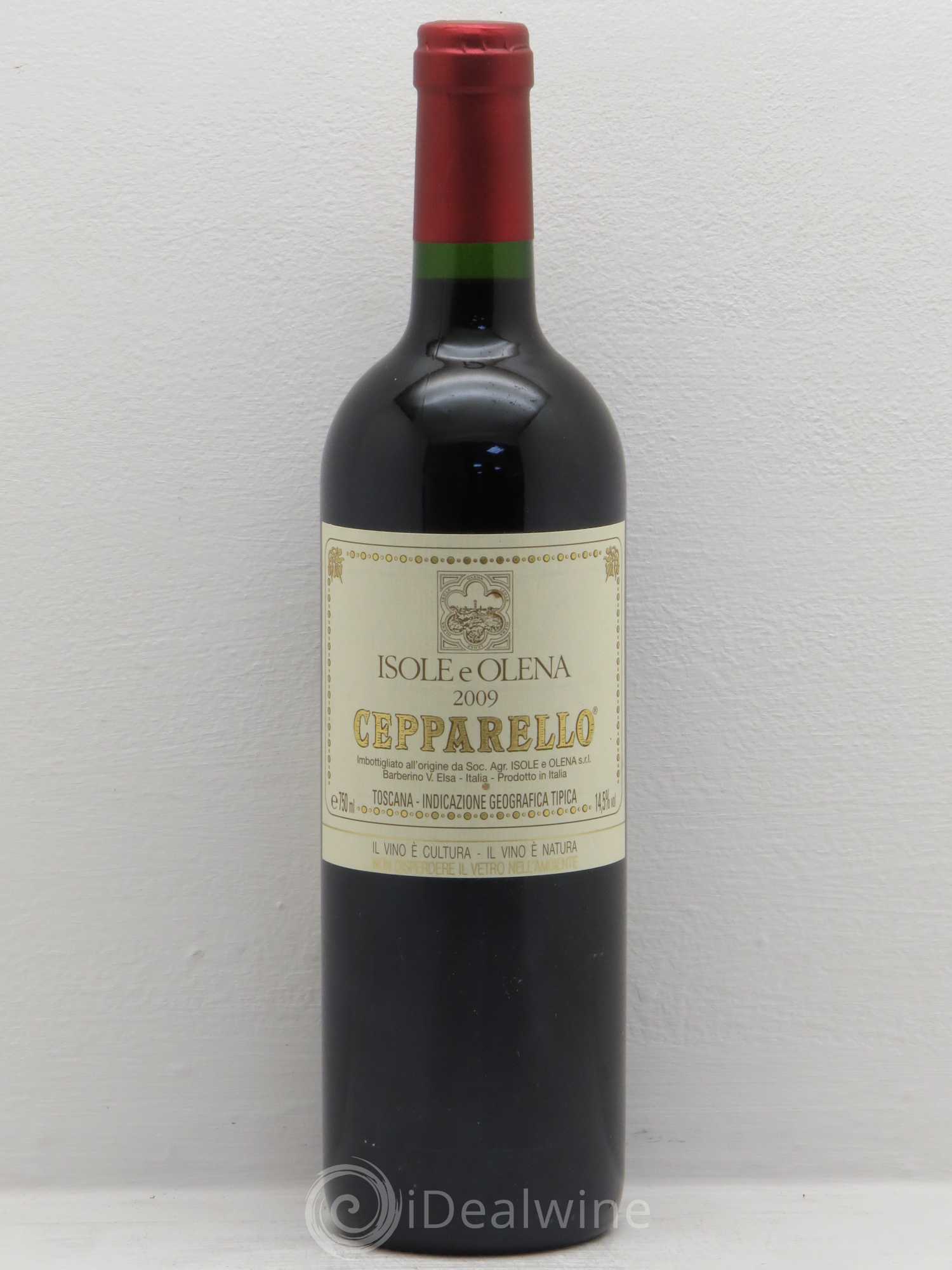 Toscana IGT Cepparello Isole e Olena 2009 - Lot de 1 bouteille - 0