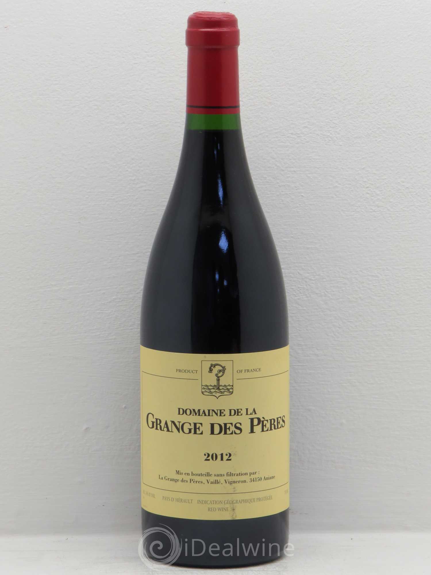 Pays d'Hérault Grange des Pères Laurent Vaillé 2012 - Lot de 1 bouteille - 0