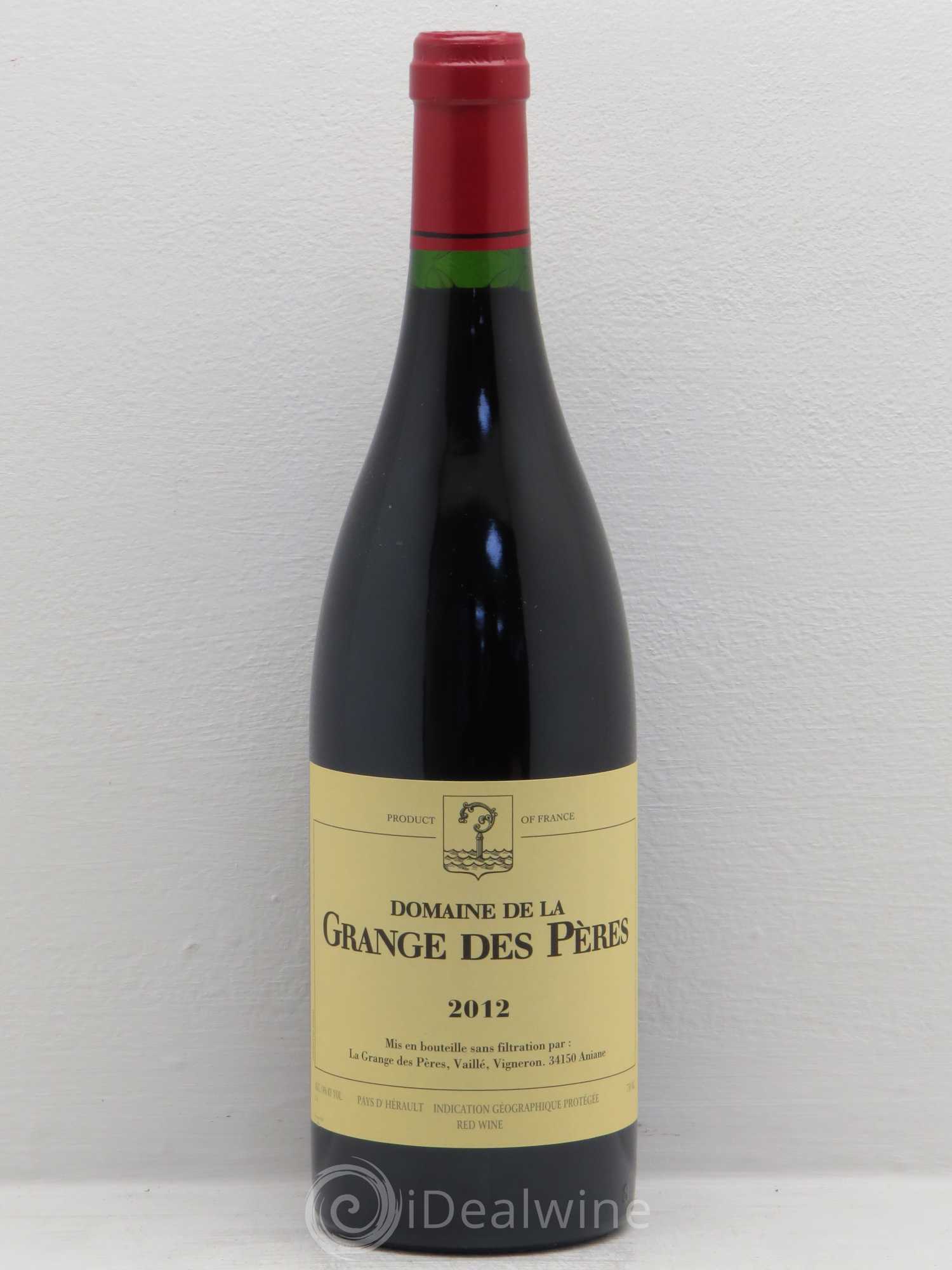 Pays d'Hérault Grange des Pères Laurent Vaillé 2012 - Lot de 1 bouteille - 0