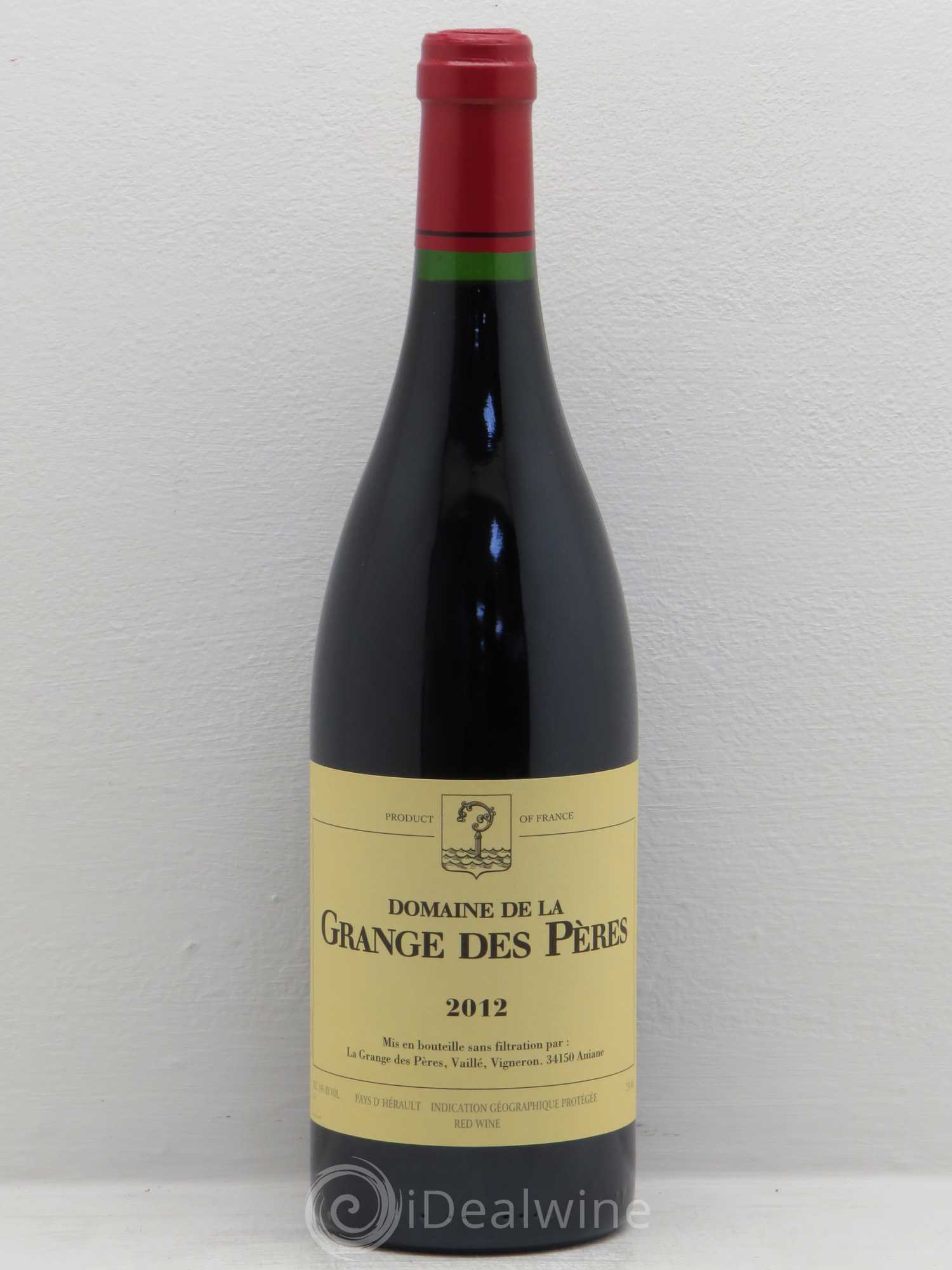 Pays d'Hérault Grange des Pères Laurent Vaillé 2012 - Lot de 1 bouteille - 0