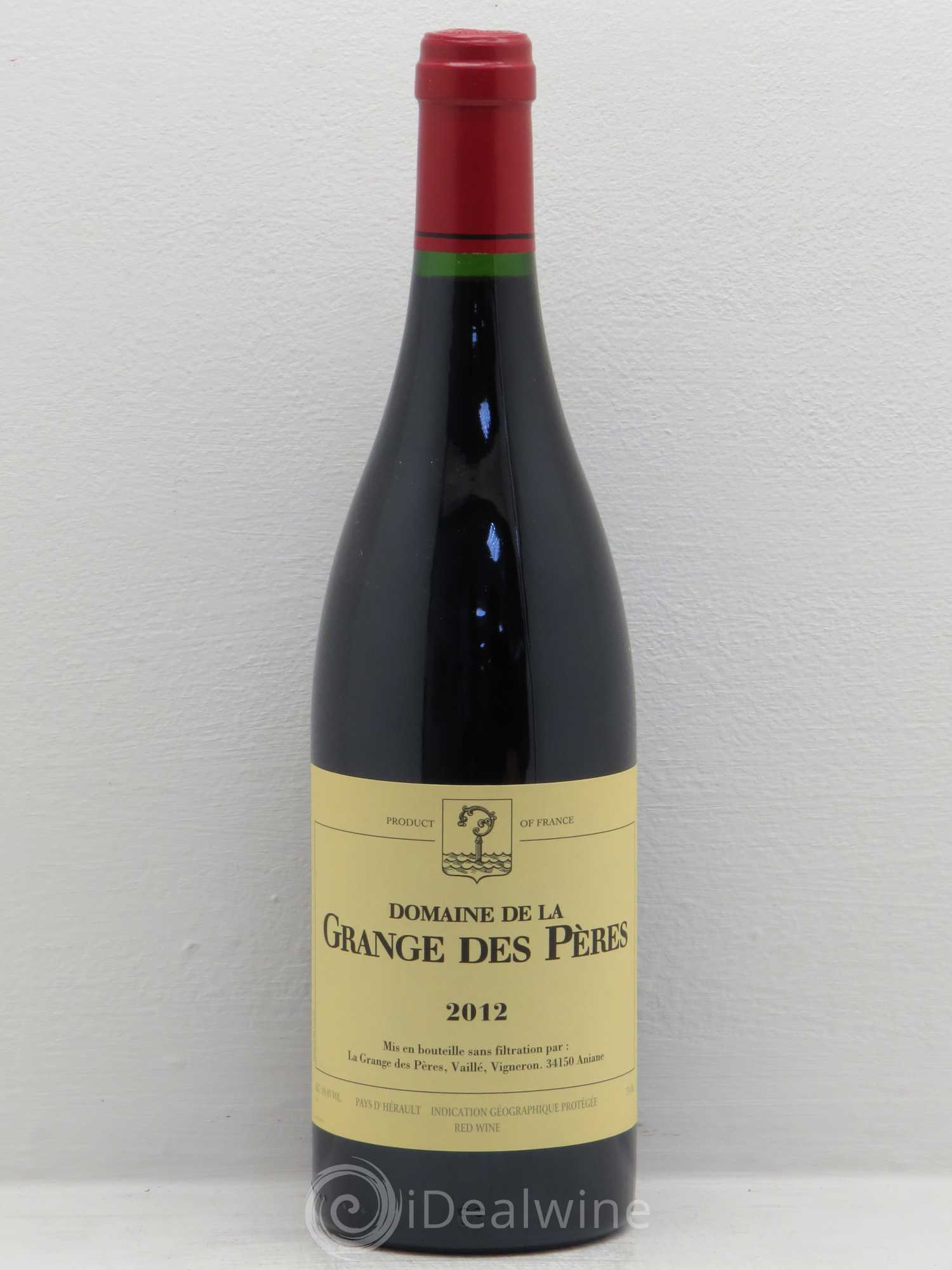 Pays d'Hérault Grange des Pères Laurent Vaillé 2012 - Lot de 1 bouteille - 0