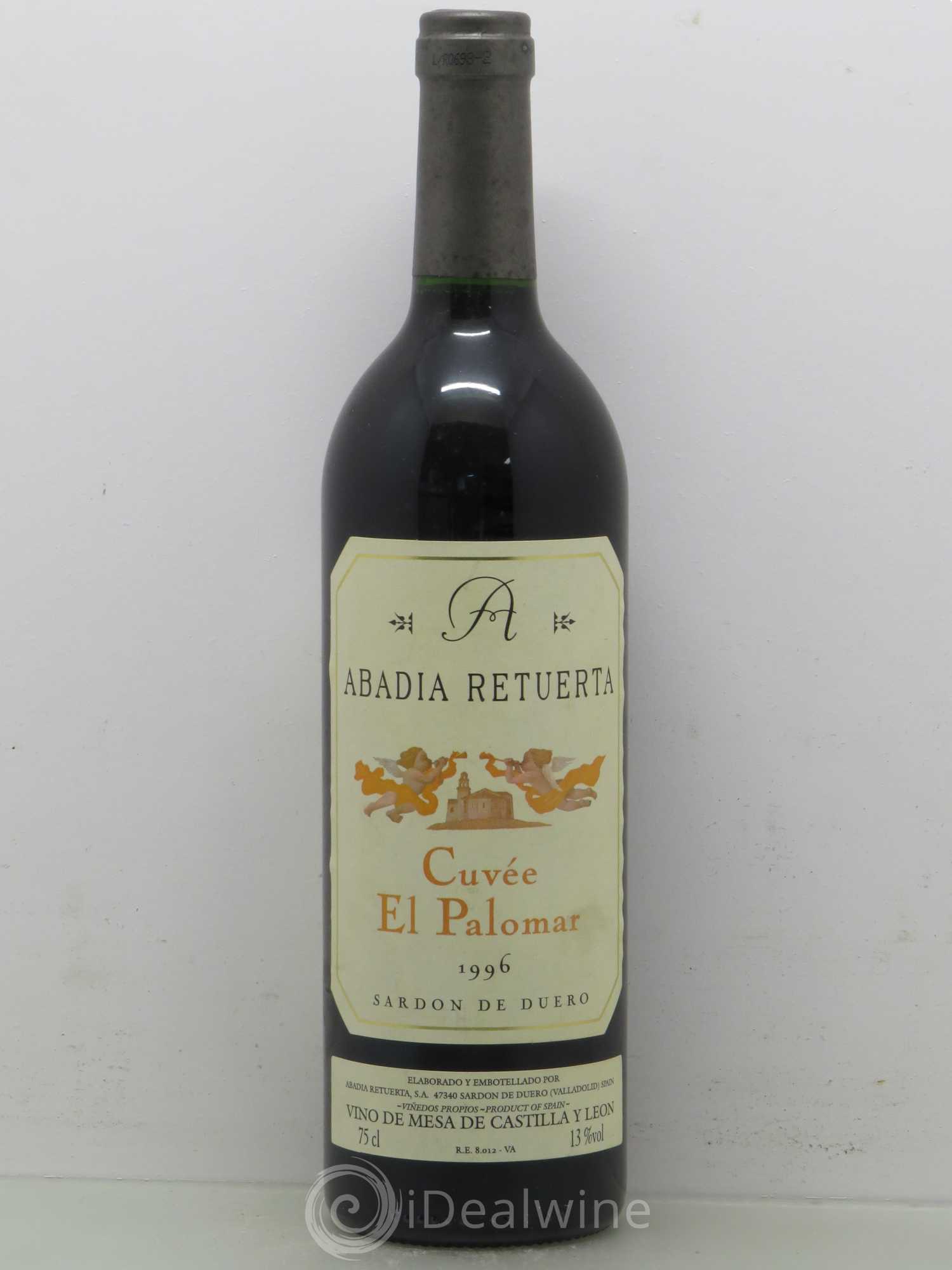 Espagne Sardon de Duero Castilla y Léon El Palomar Abadia Retuerta 1996 - Posten von 1 Flasche - 0