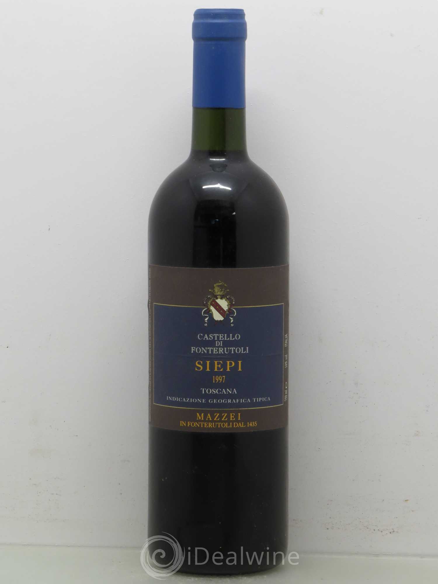 Toscana IGT Siepi Castello Di Fonterutoli Mazzei (sans prix de réserve) 1997 - Posten von 1 Flasche - 0