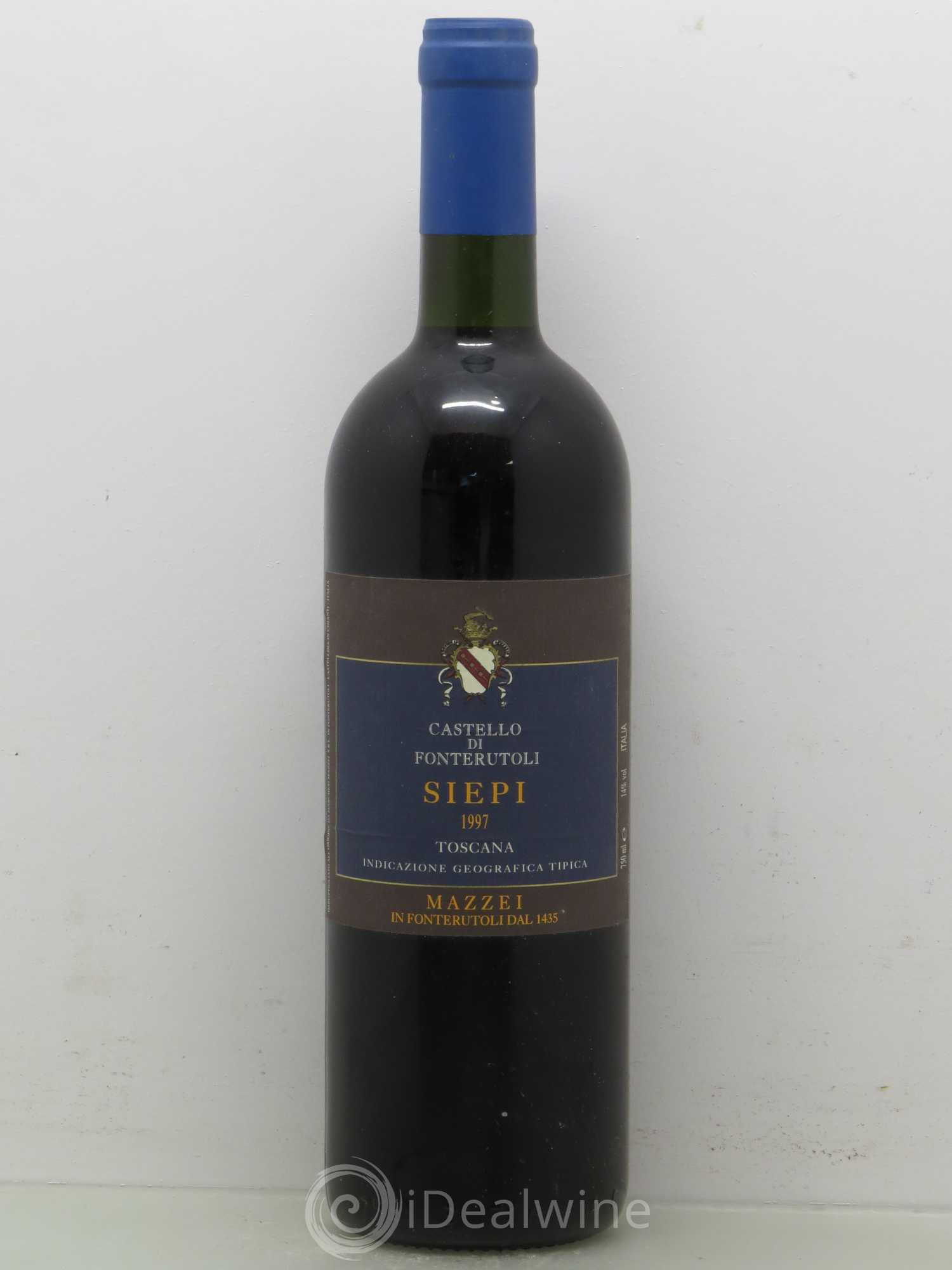 Toscana IGT Siepi Castello Di Fonterutoli Mazzei (sans prix de réserve) 1997 - Posten von 1 Flasche - 0