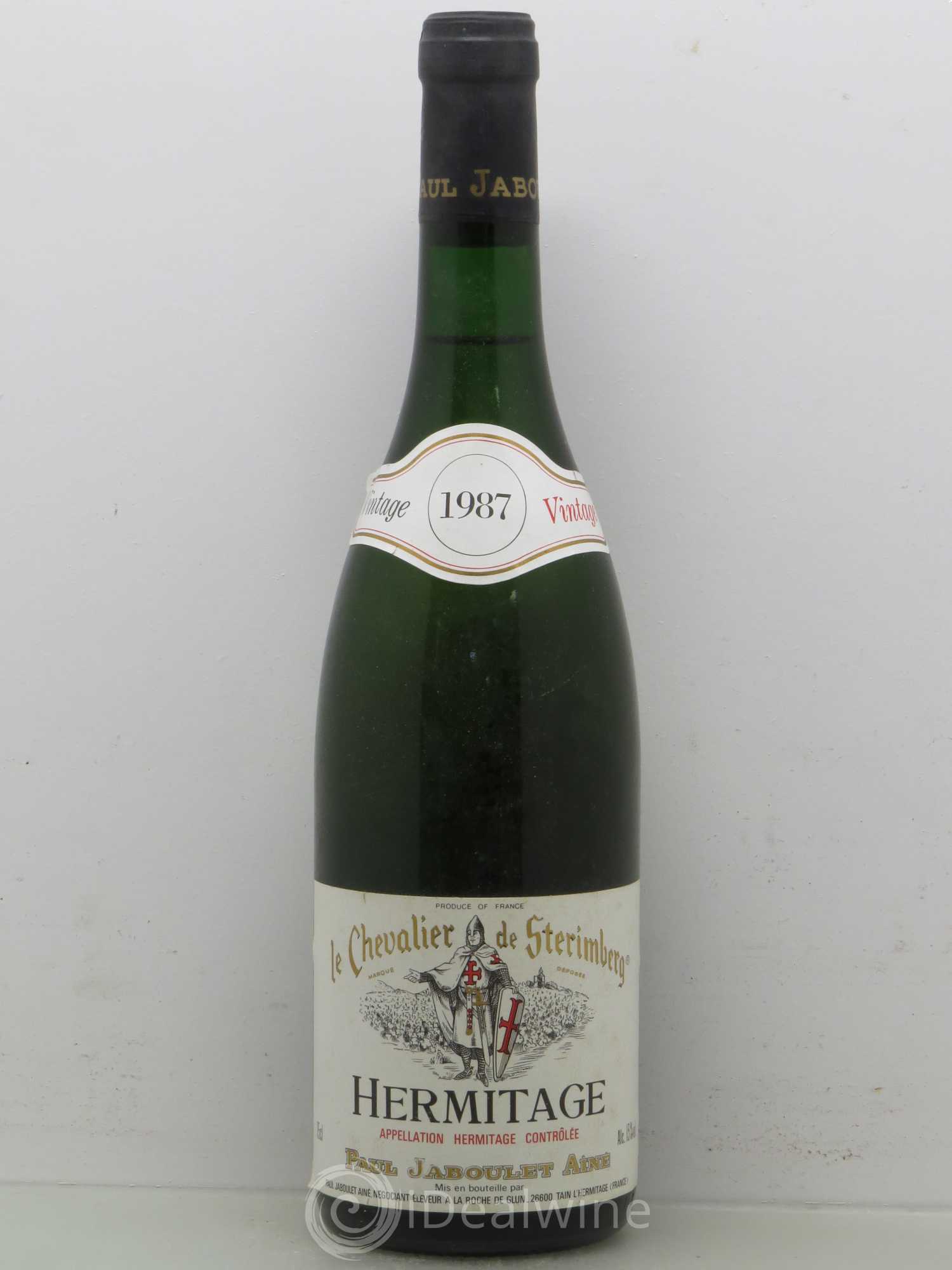 Hermitage Chevalier de Sterimberg Paul Jaboulet Ainé 1987 - Posten von 1 Flasche - 0