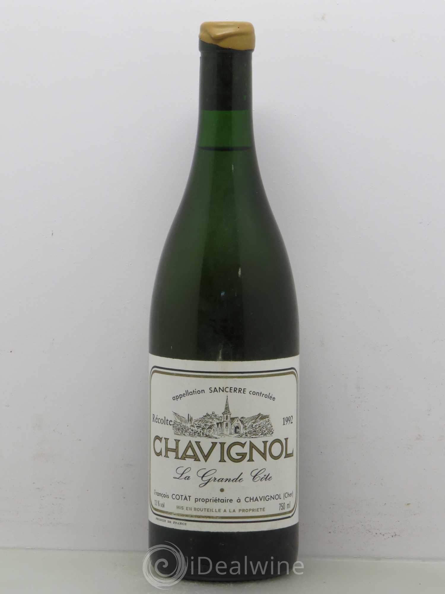 Sancerre La Grande Côte François Cotat 1992 - Lot de 1 bouteille - 0