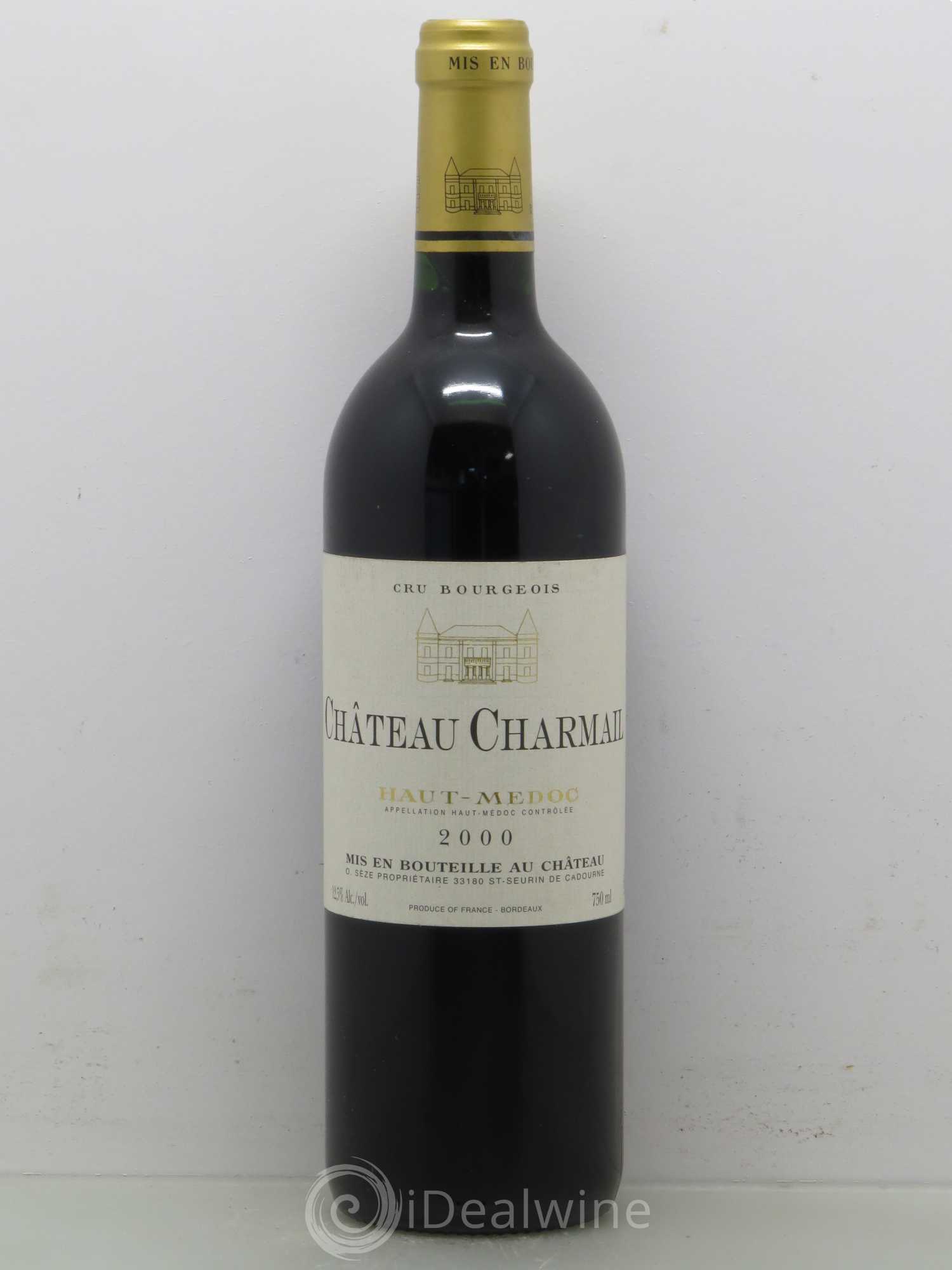 Château Charmail Cru Bourgeois 2000 - Lot de 1 bouteille - 0