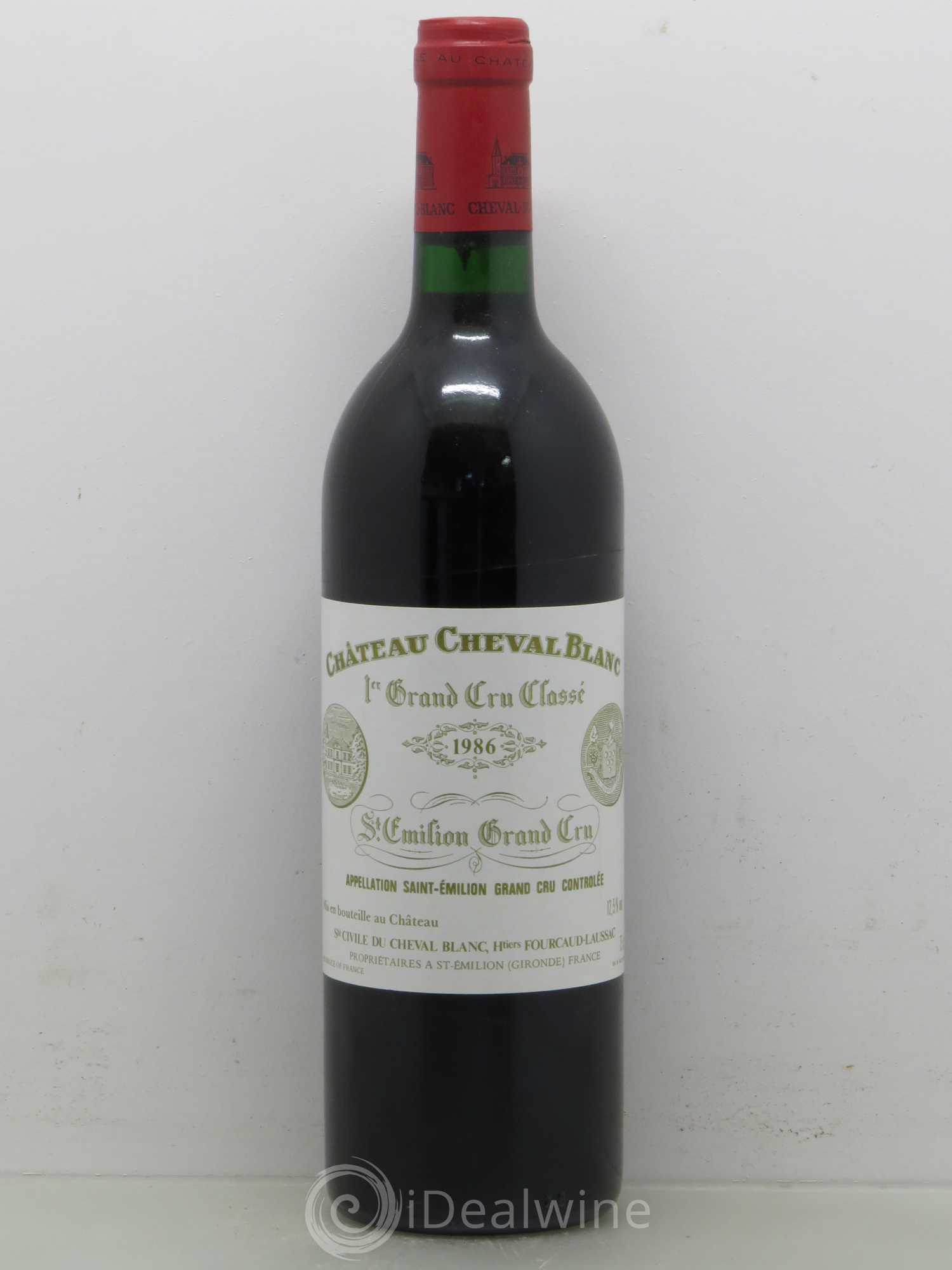 Château Cheval Blanc 1er Grand Cru Classé A 1986 - Lot de 1 bouteille - 0