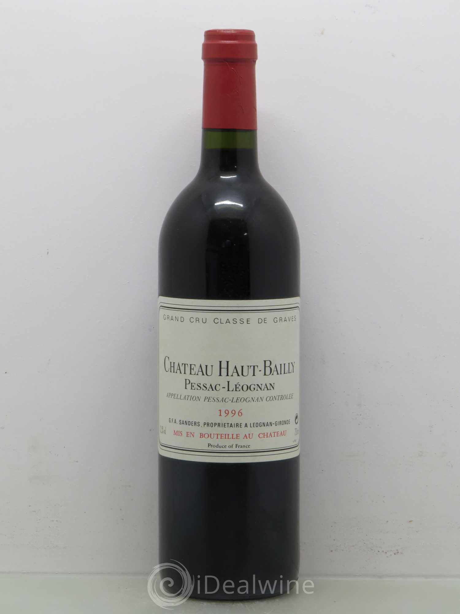 Château Haut-Bailly Cru Classé de Graves 1996 - Lot de 1 bouteille - 0