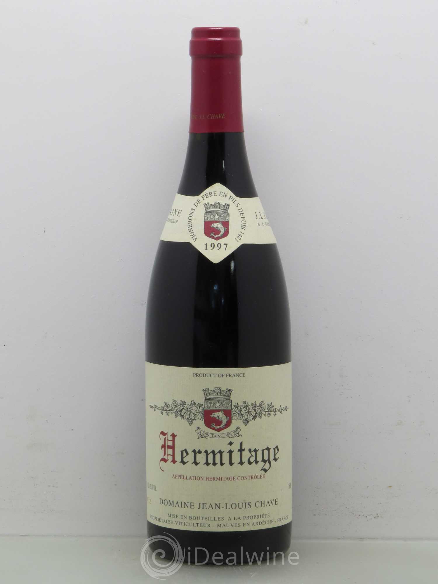 Hermitage Jean-Louis Chave 1997 - Lot de 1 bouteille - 0