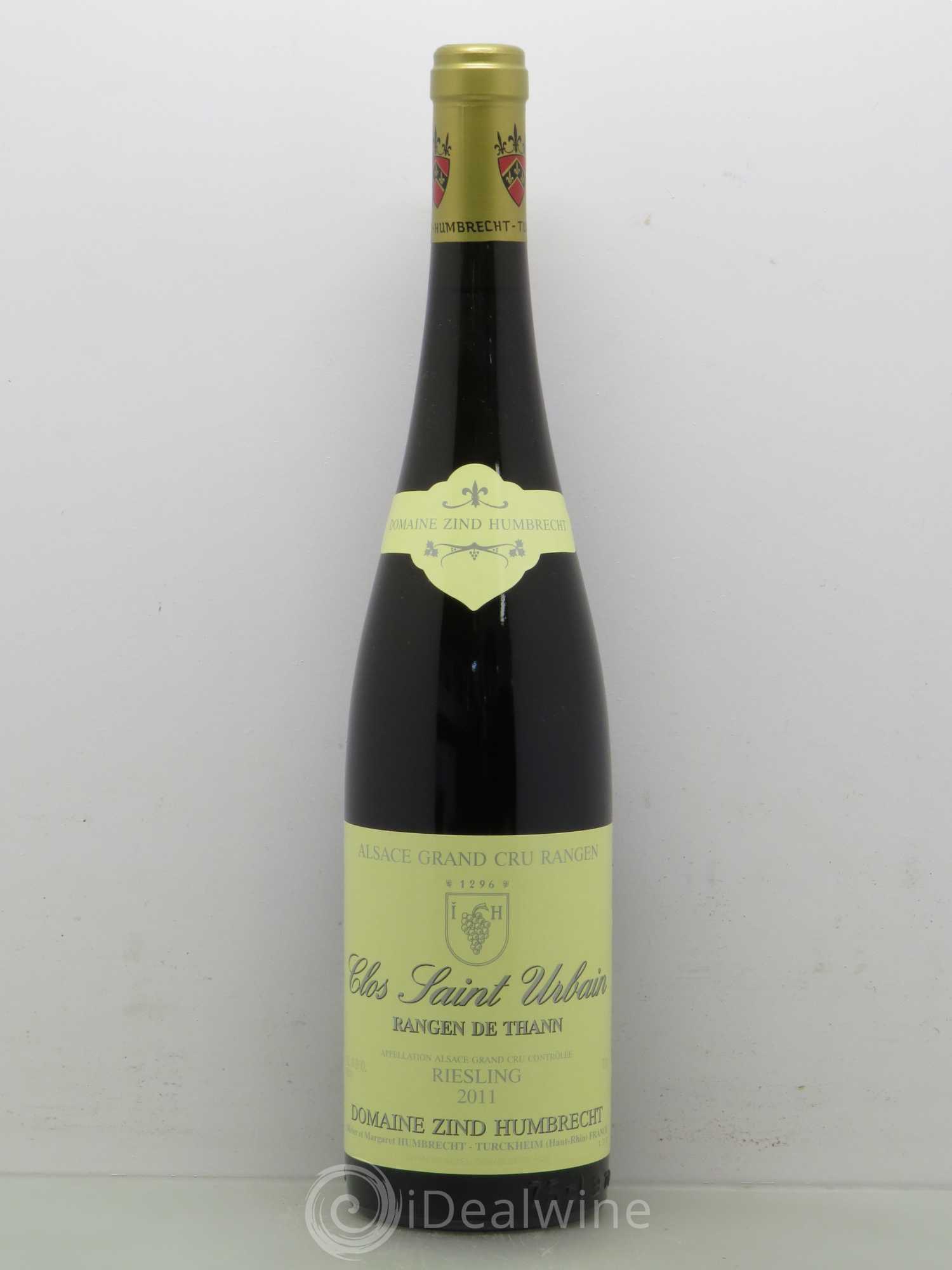 Alsace Riesling Grand Cru Rangen de Thann Clos Saint Urbain Zind-Humbrecht (Domaine) 2011 - Lot de 1 bouteille - 0