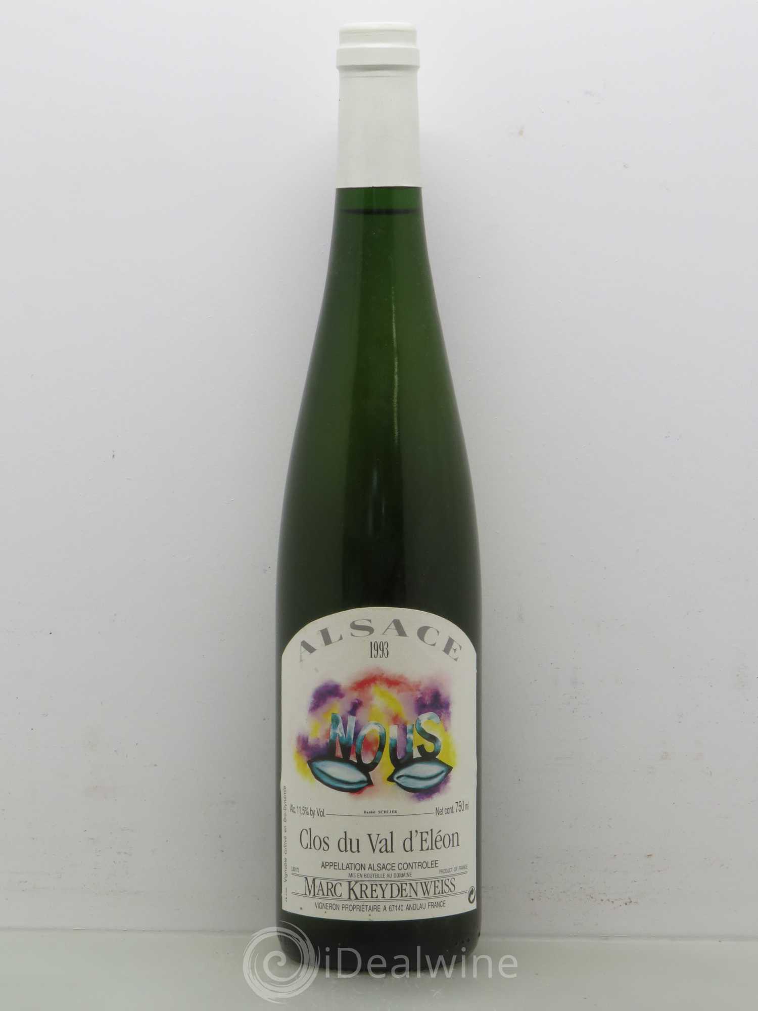 Alsace Clos du Val d'Eléon Marc Kreydenweiss 1993 - Posten von 1 Flasche - 0