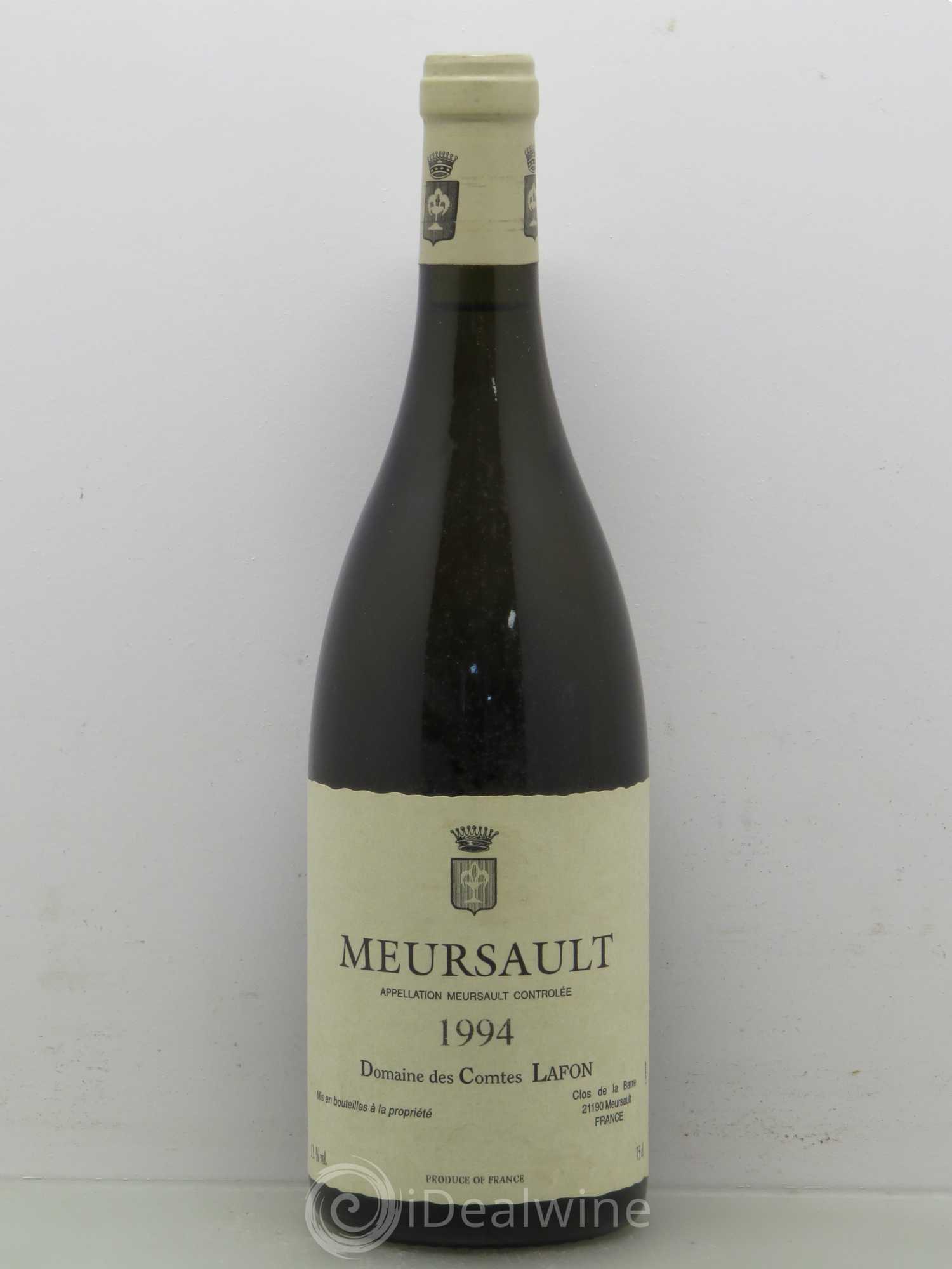 Meursault Comtes Lafon (Domaine des) 1994 - Lot de 1 bouteille - 0