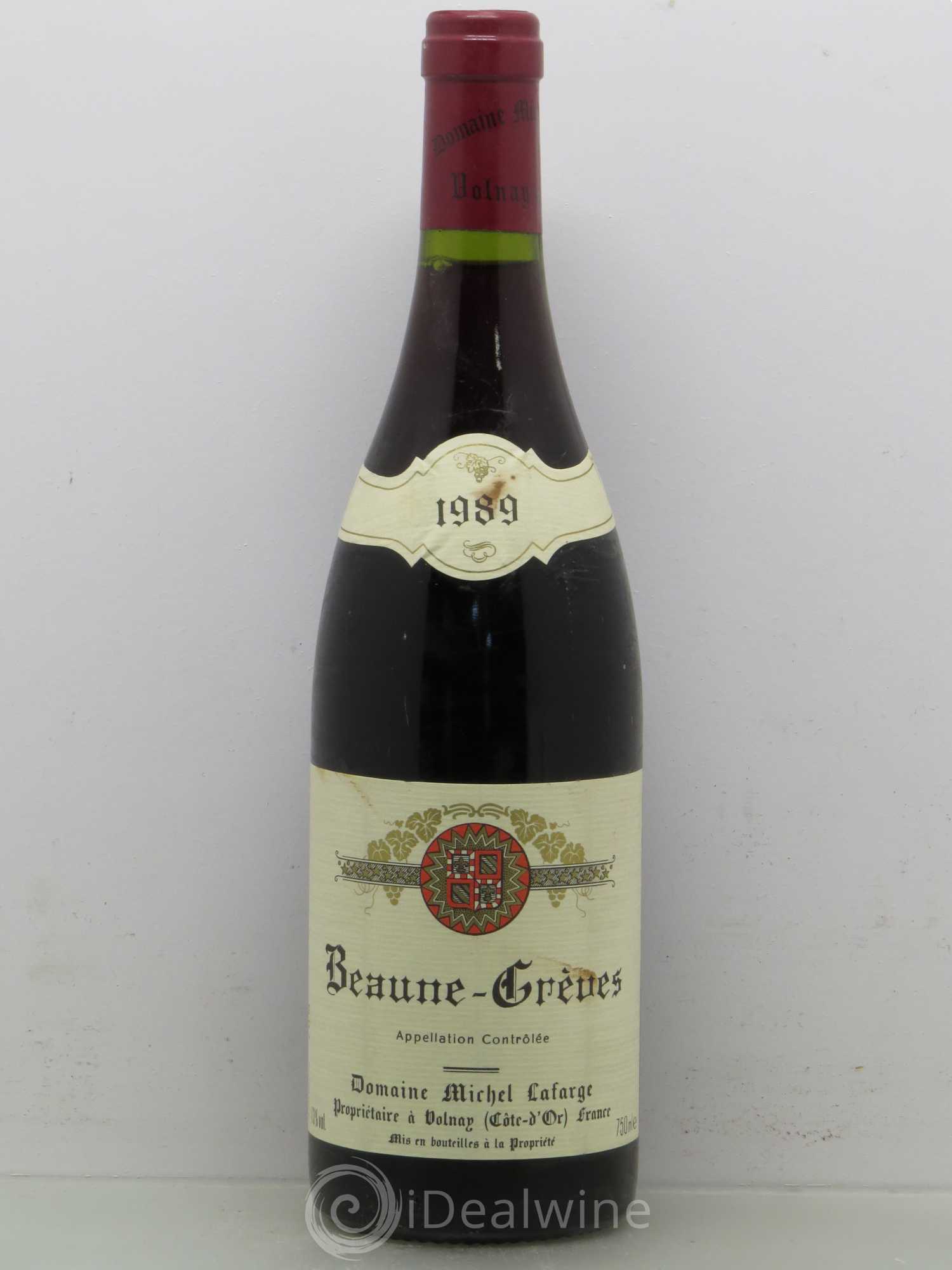 Beaune 1er Cru Grèves Lafarge (Domaine) 1989 - Lot de 1 bouteille - 0