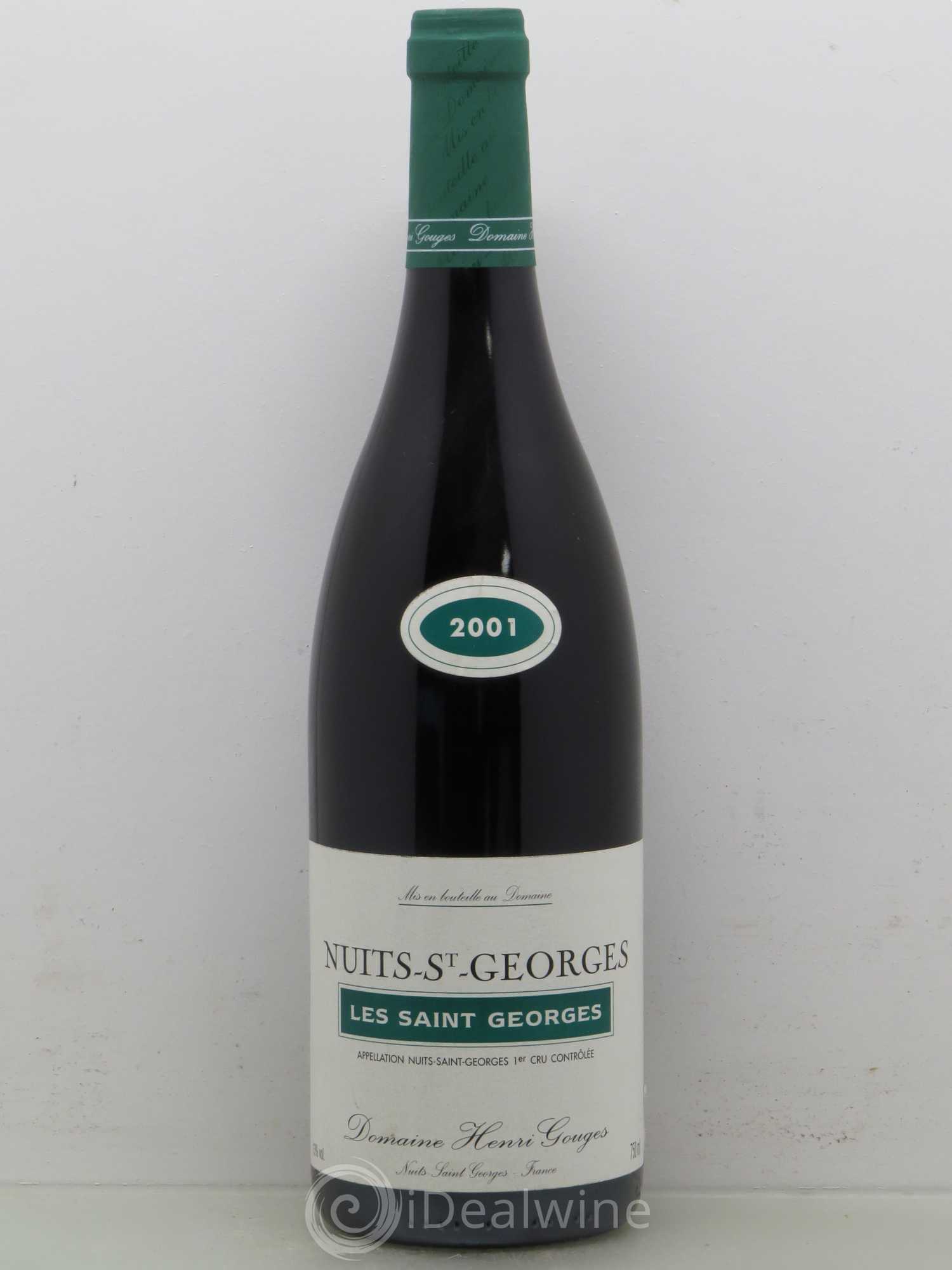 Nuits-Saint-Georges 1er Cru Les Saints Georges Henri Gouges 2001 - Lot de 1 bouteille - 0